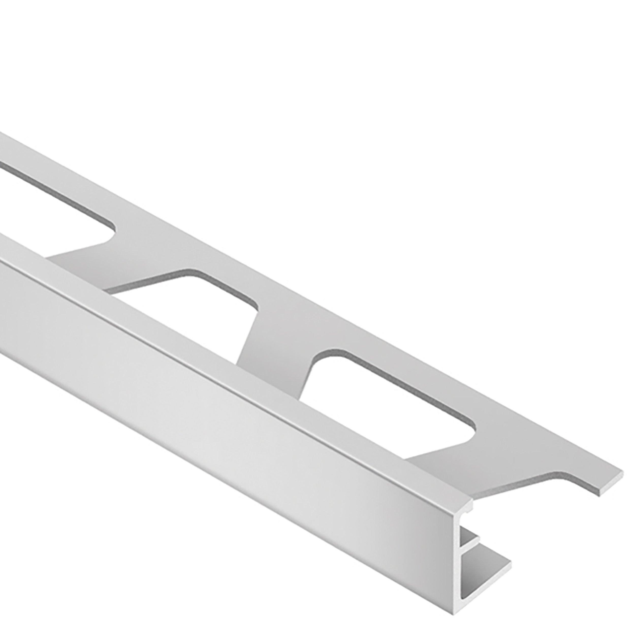 Schluter Schiene Edge Trim 7/16in. Aluminum Satin