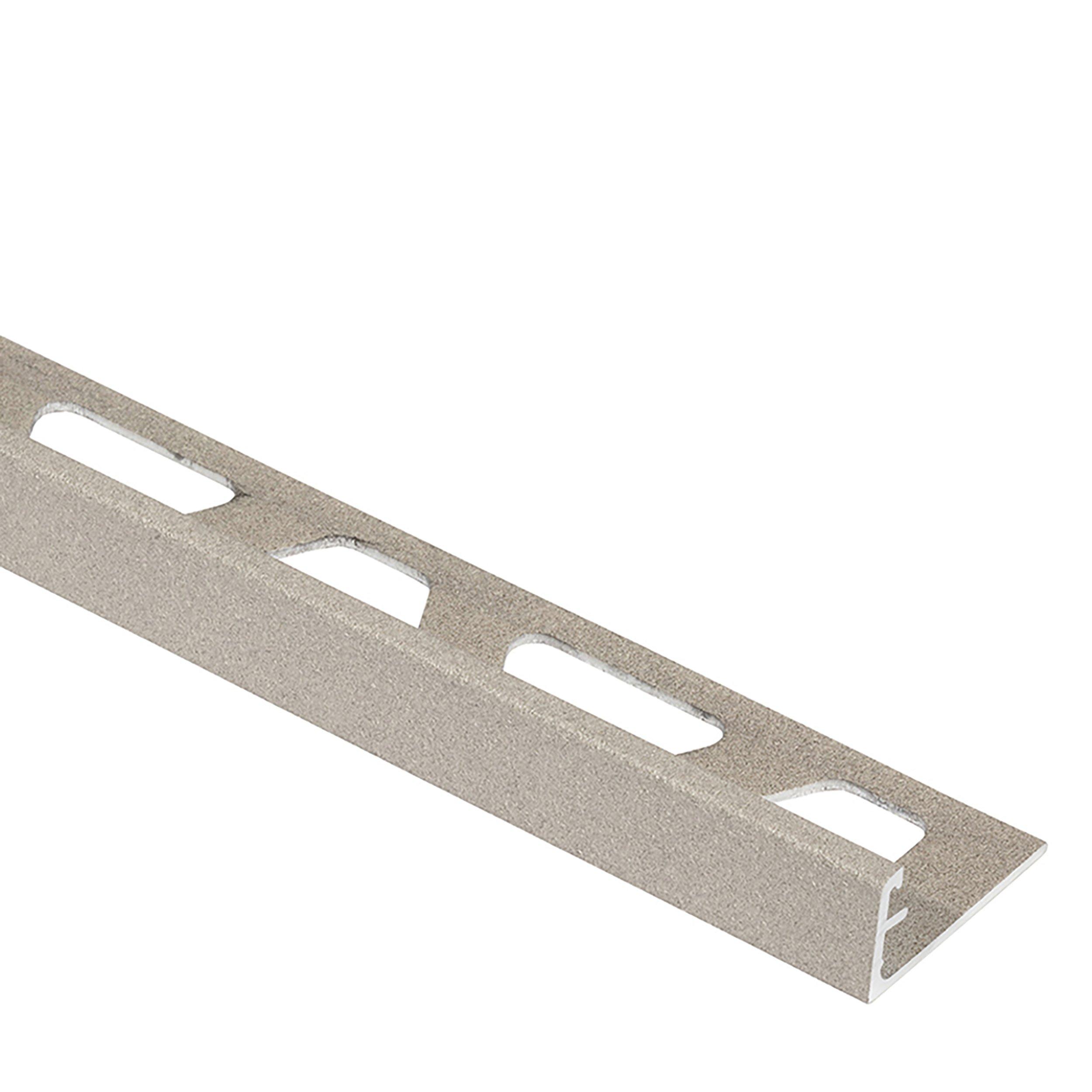 Schluter Schiene Edge Trim 1/2in. Textured Color Coated Aluminum&nbsp;