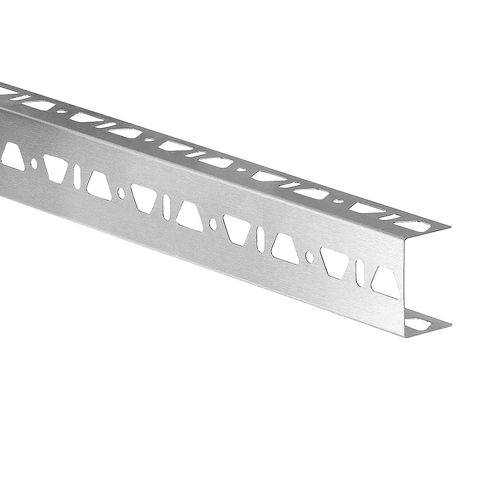 Schluter Kerdi-Board-Zb U-Shaped Profile 1in. Perforated 3 Sides