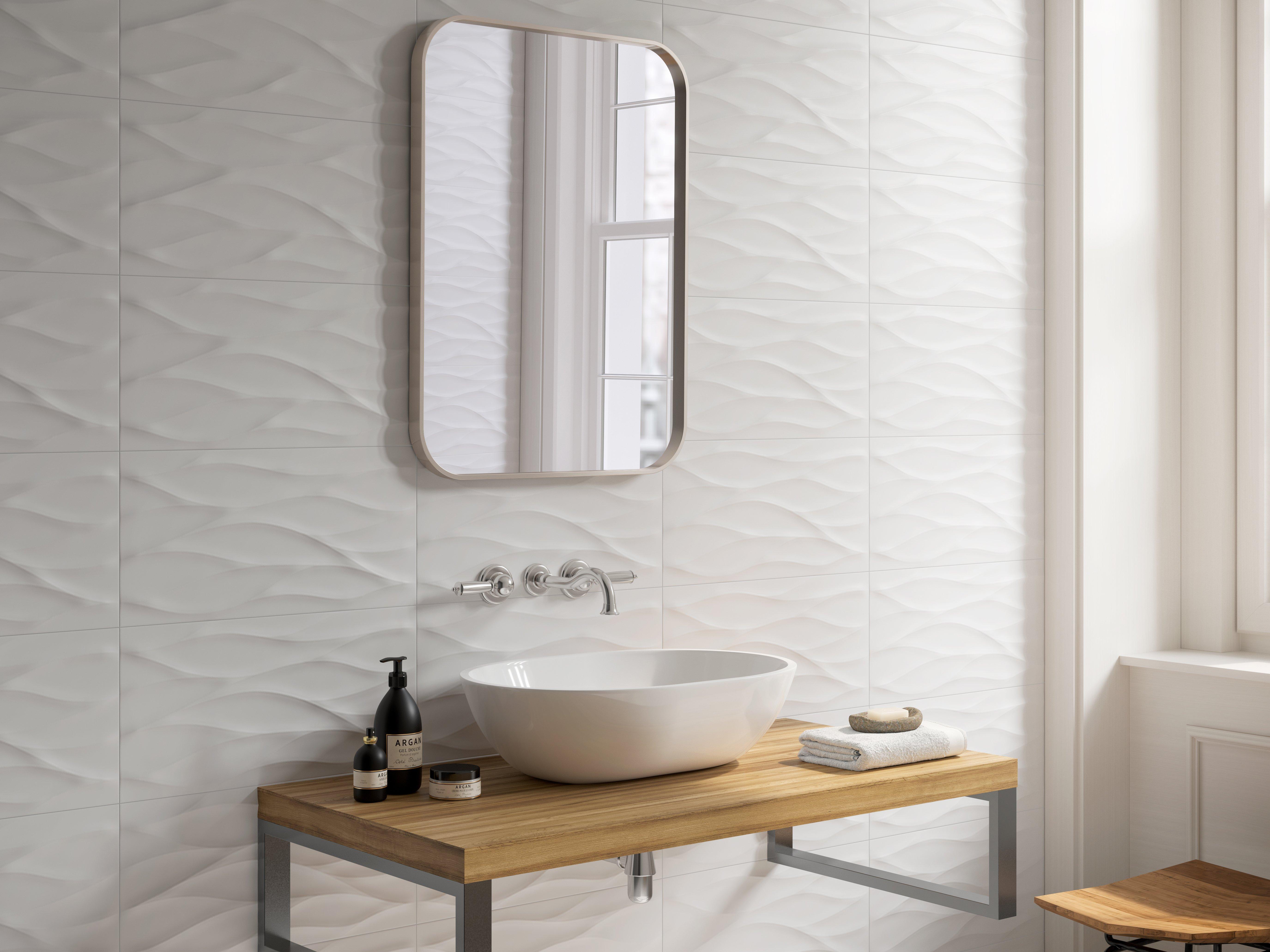 Idole Tear White White Ceramic Tile