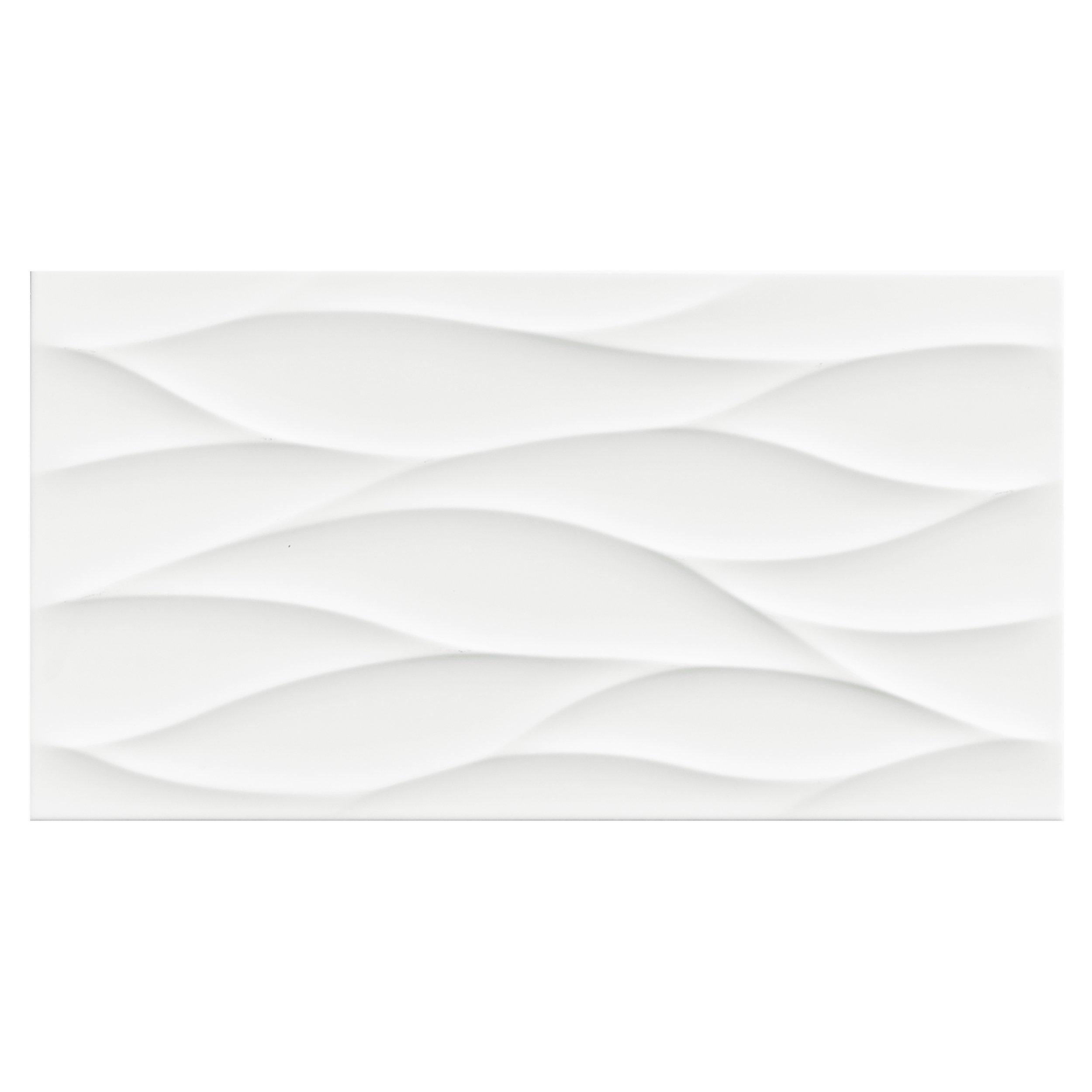 Loft White II Polished Ceramic Tile - 13 x 24 - 100221993 ...