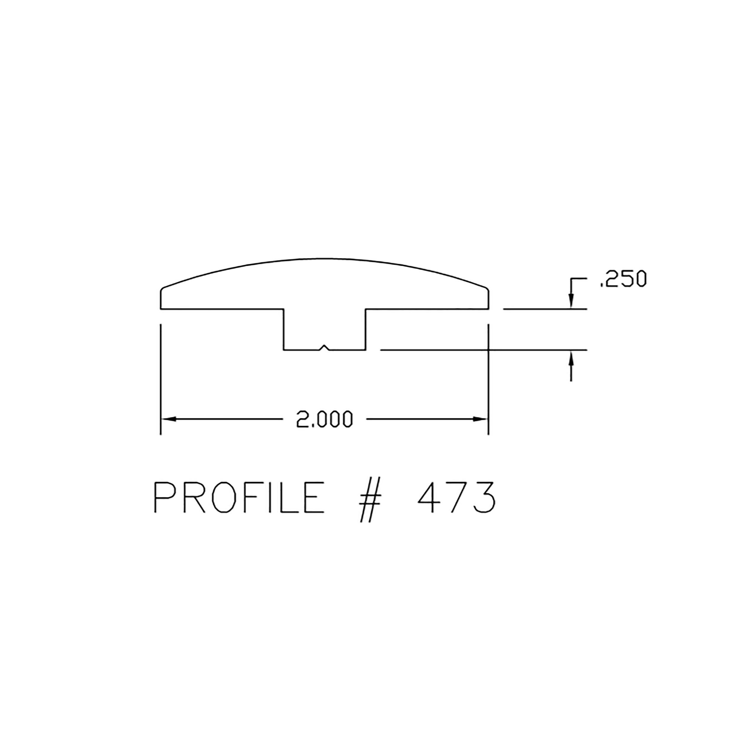 Color 37220P Universal Solid Hardwood T Mold
