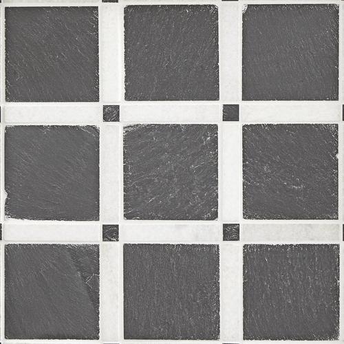 Black And White Forum Honed Slate Mosaic 12 X 12 100555622 Floor And Decor