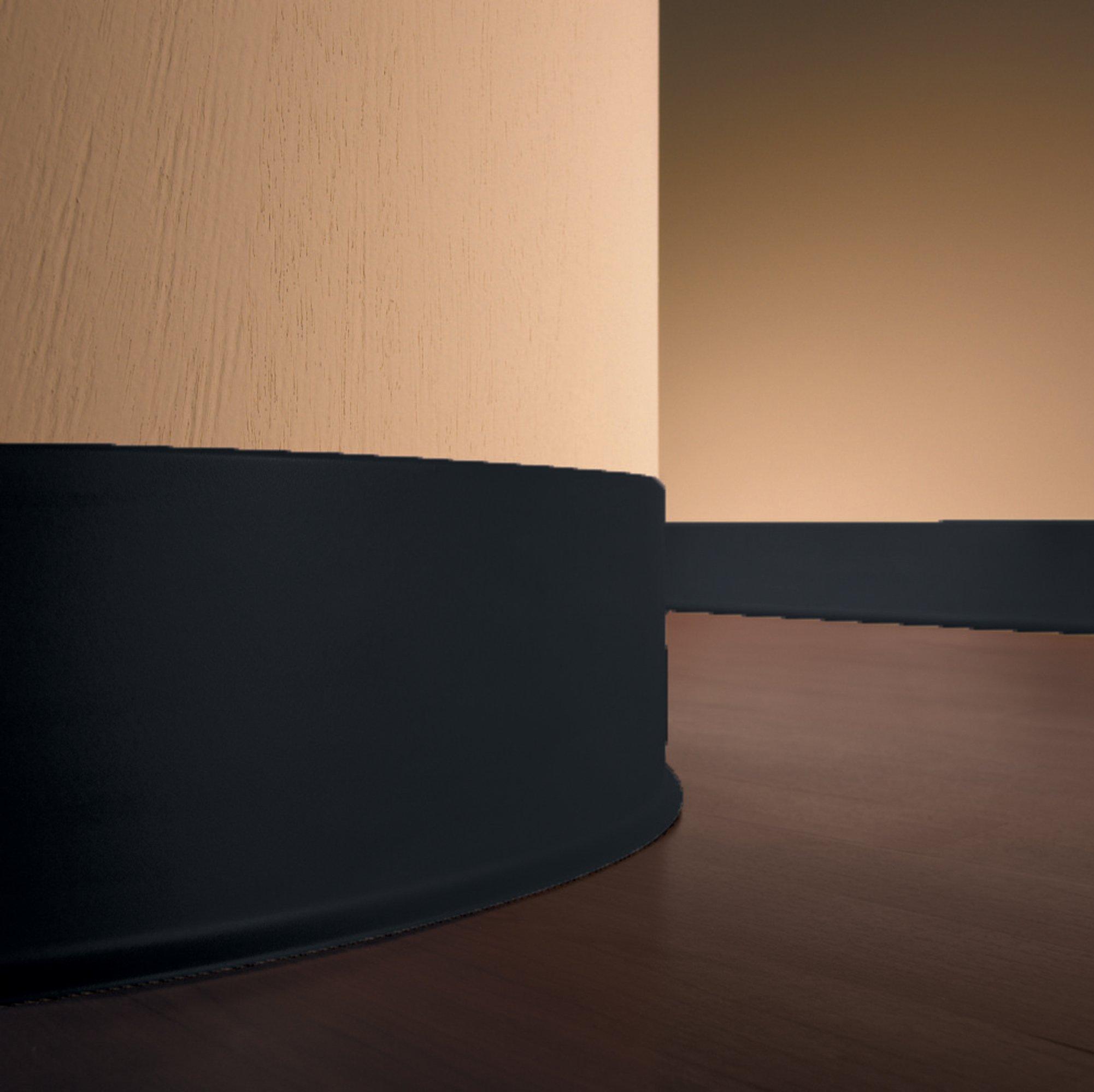 Roppe Black 4in. x 120ft. x 1/8in. TPR Wall Base