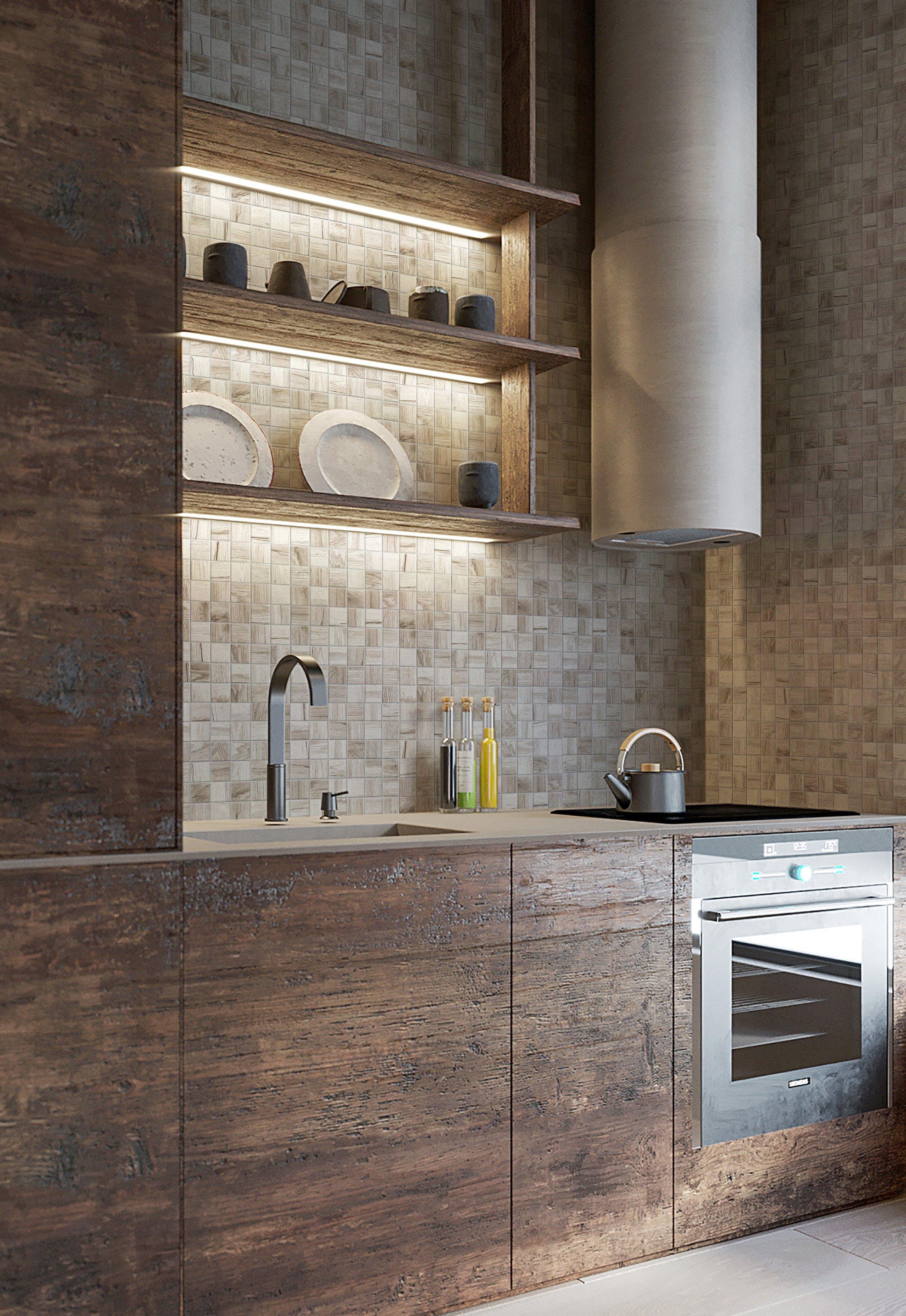 Drift Matte 2 in. Square Porcelain Mosaic