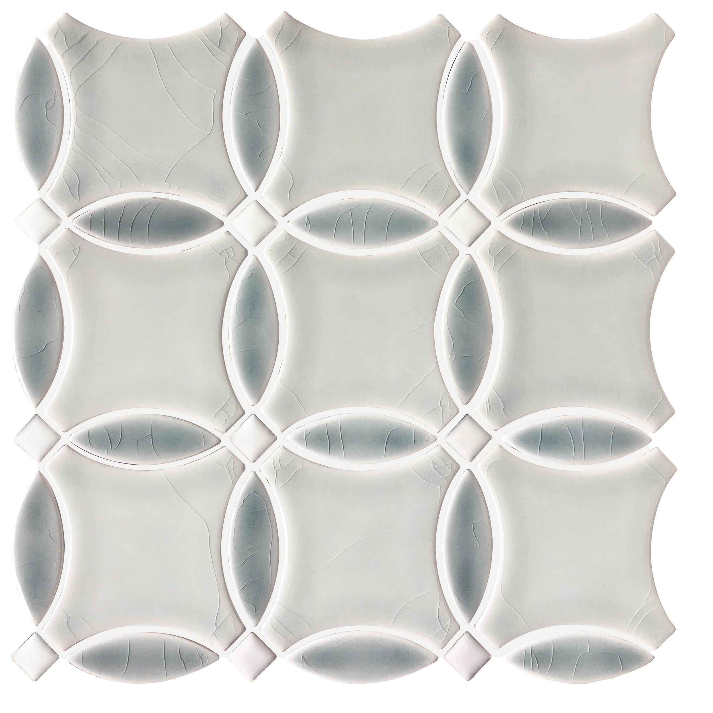 Shore Circulo Polished Porcelain Mosaic