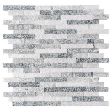 Mountain Gray Splitface Marble Ledger Panel