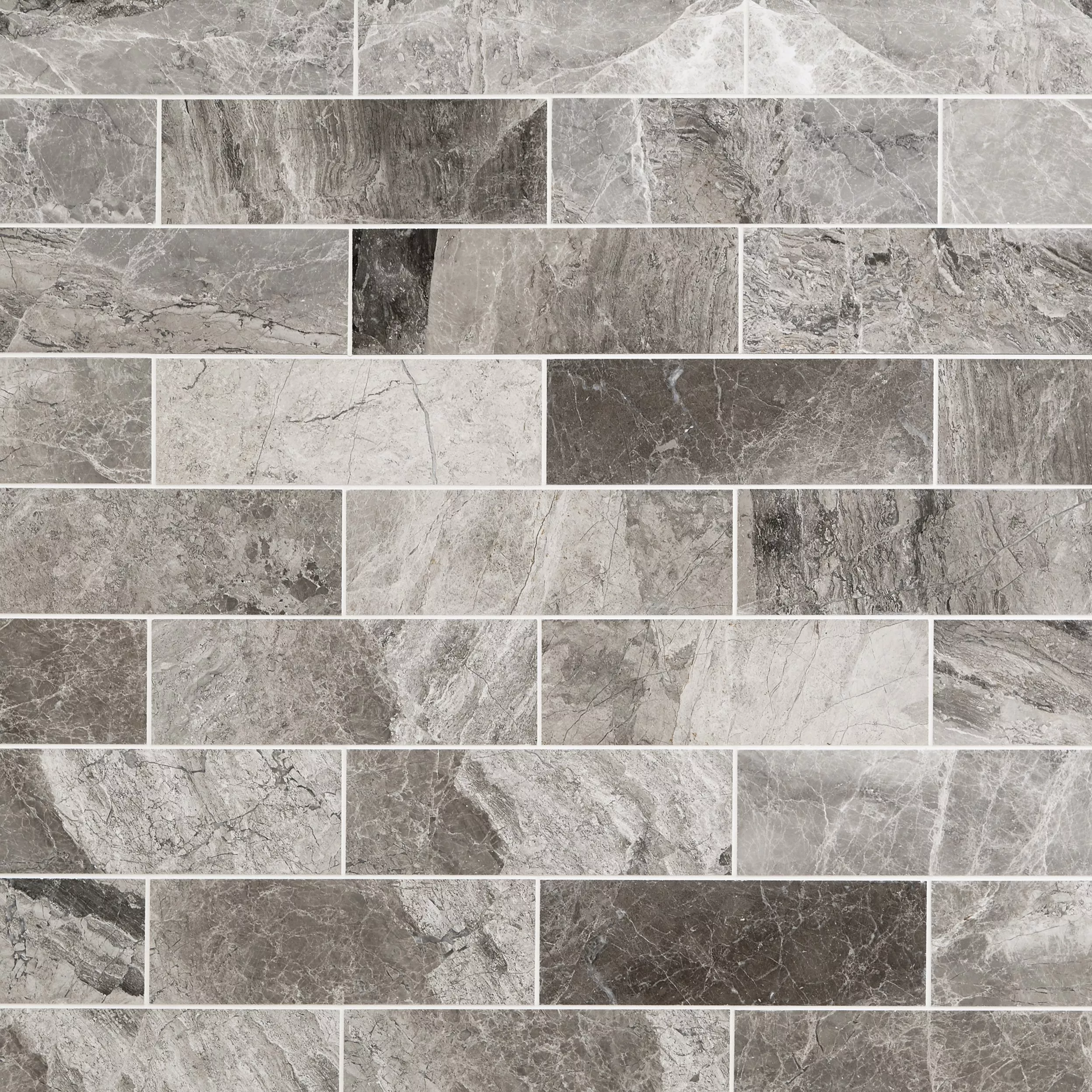 City Gray Polished Marble Tile