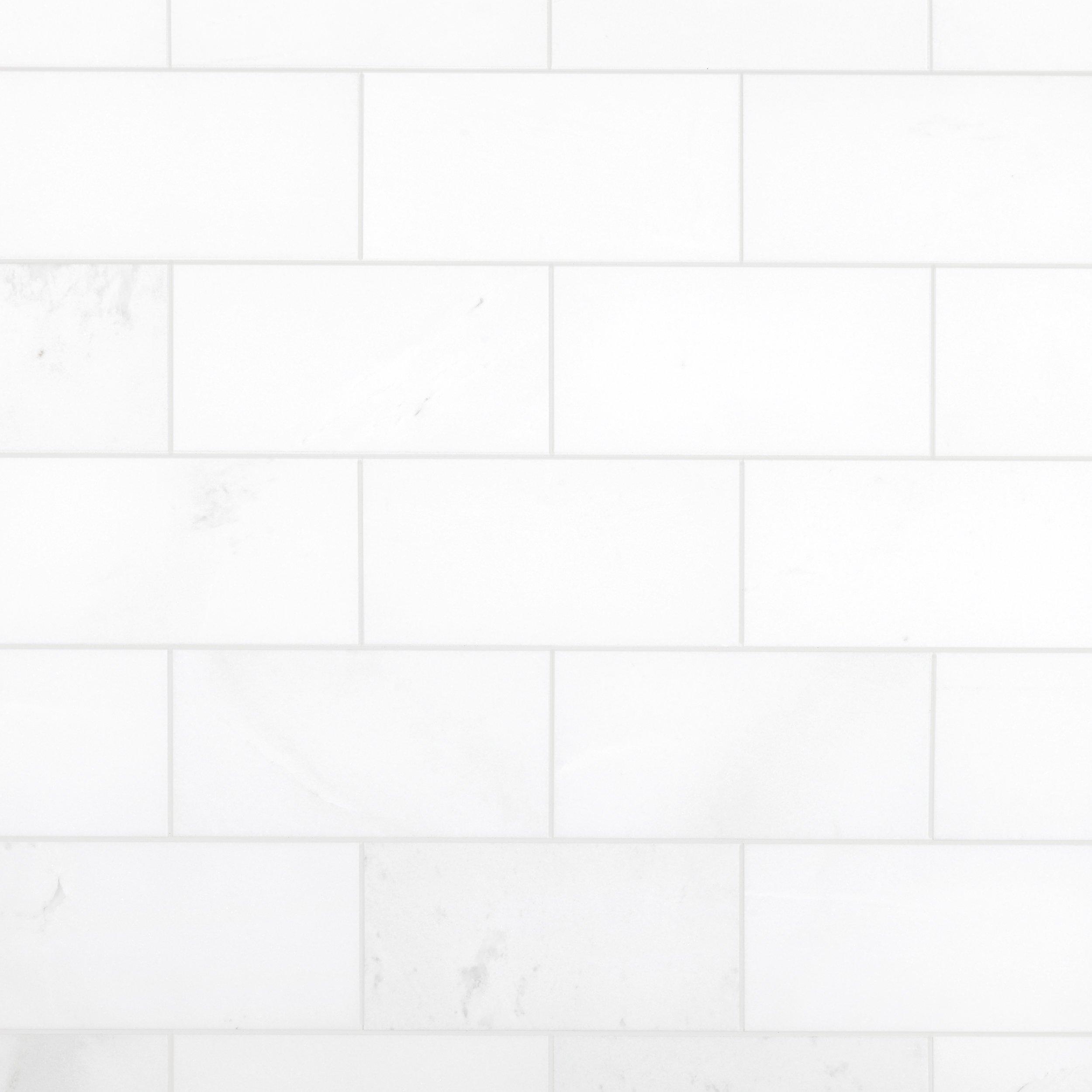 Thassos Standard Polished Marble Tile