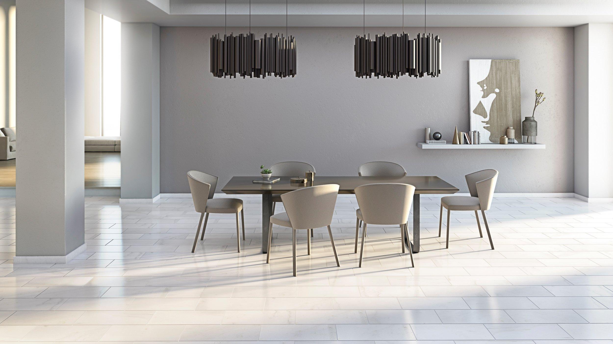 Thassos Economy Polished Marble Tile