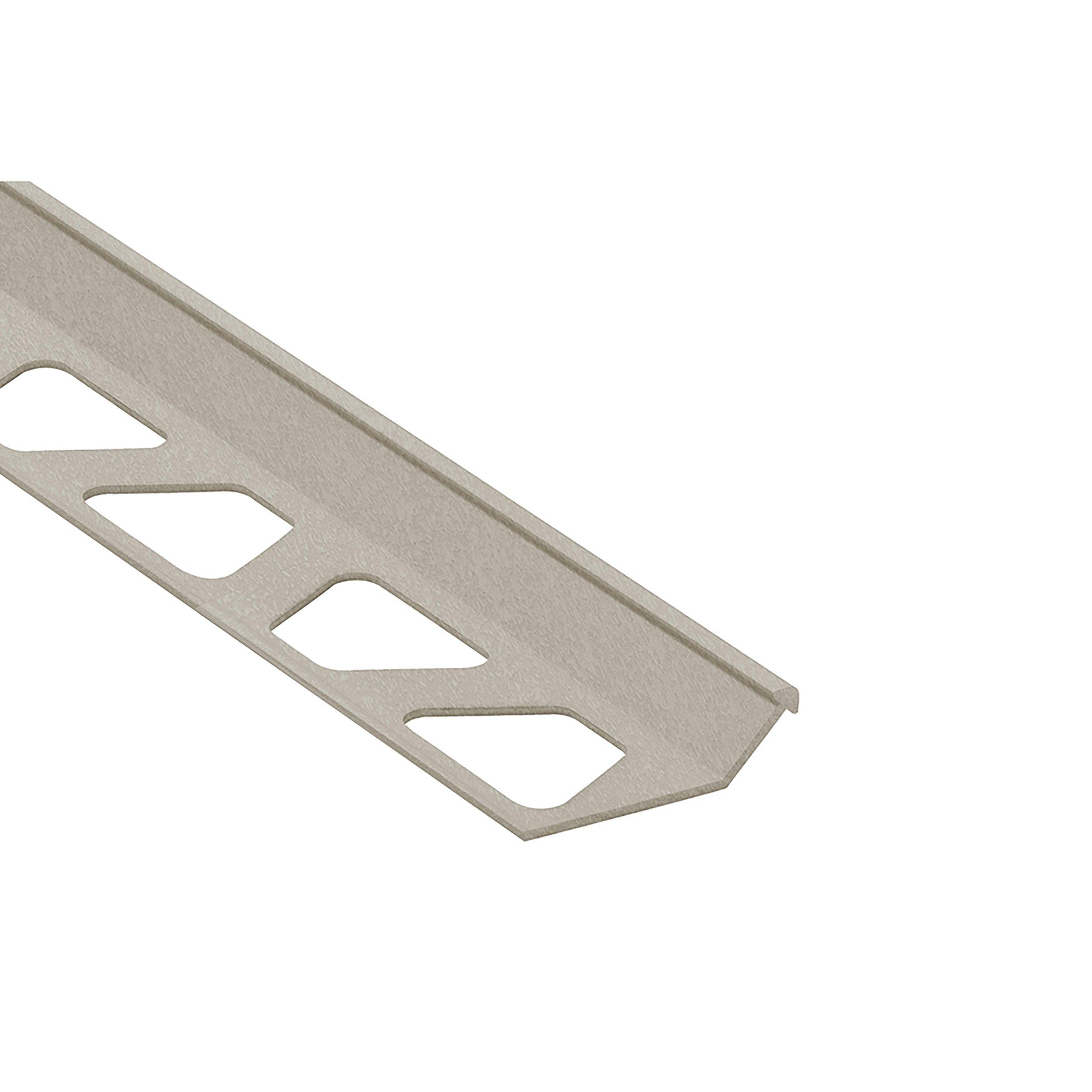 Schluter Finec Trim 1/2in. Aluminum Greige
