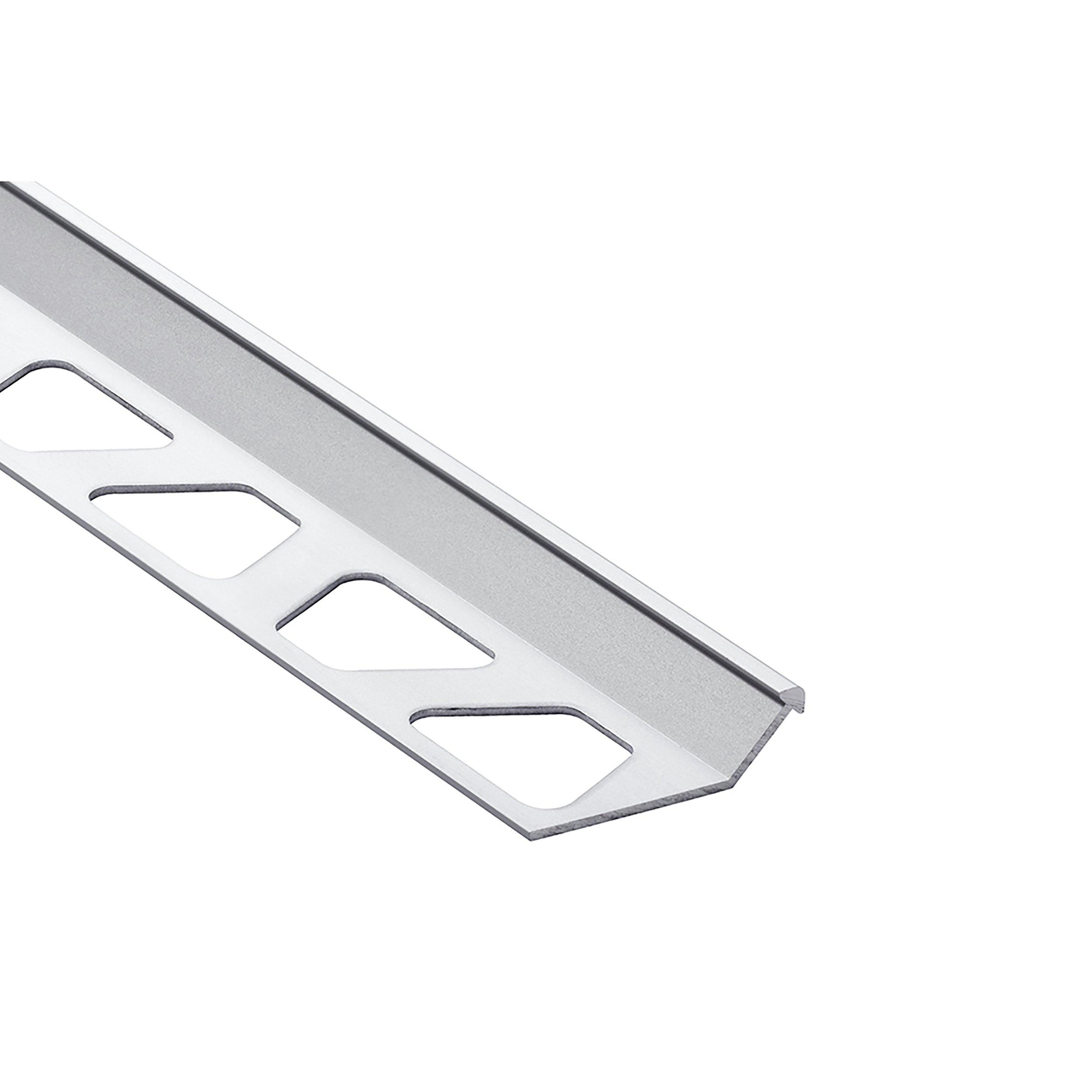 Schluter Finec Trim 11/32in. Aluminum Satin