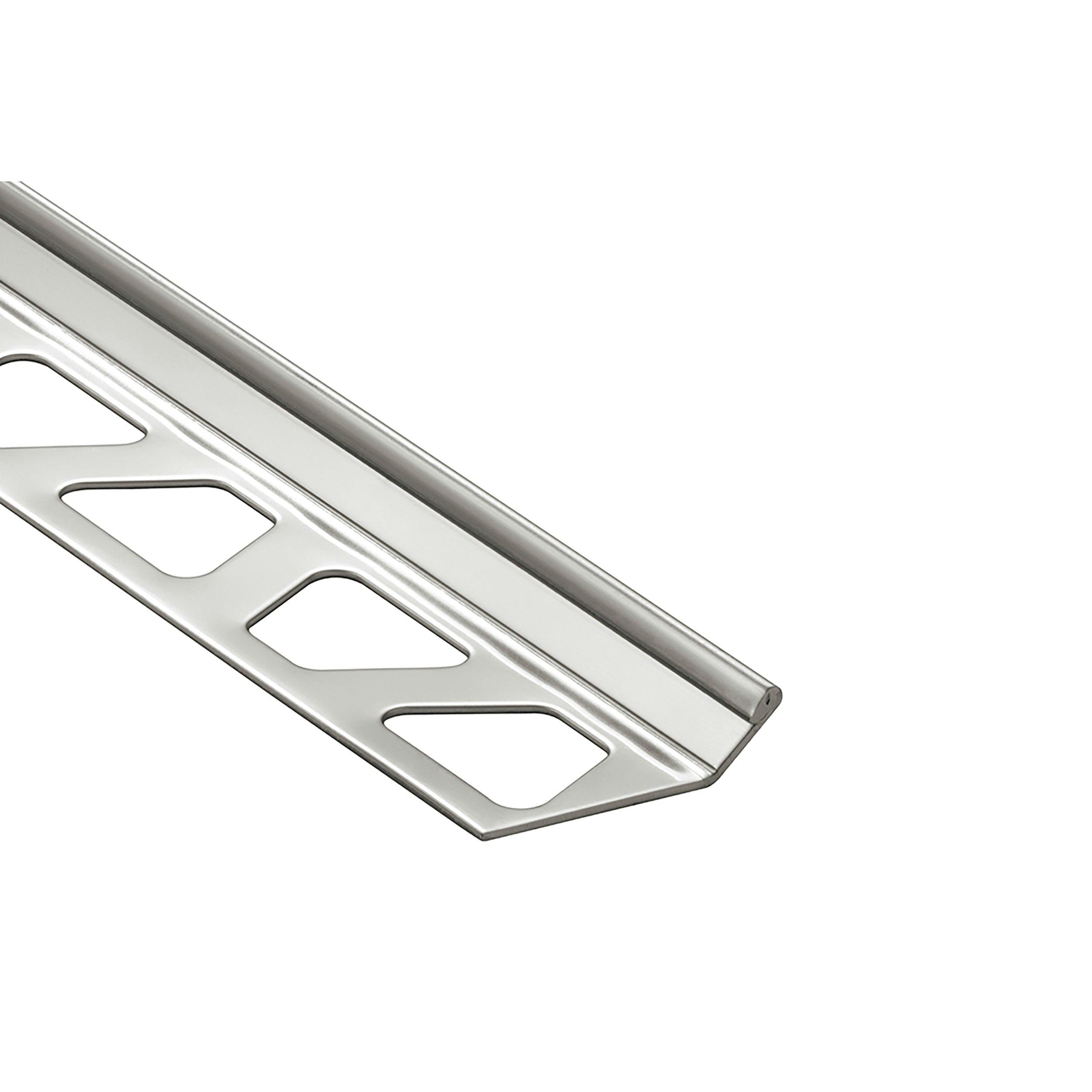 Schluter Finec Trim 3/16 in. Stainless Steel