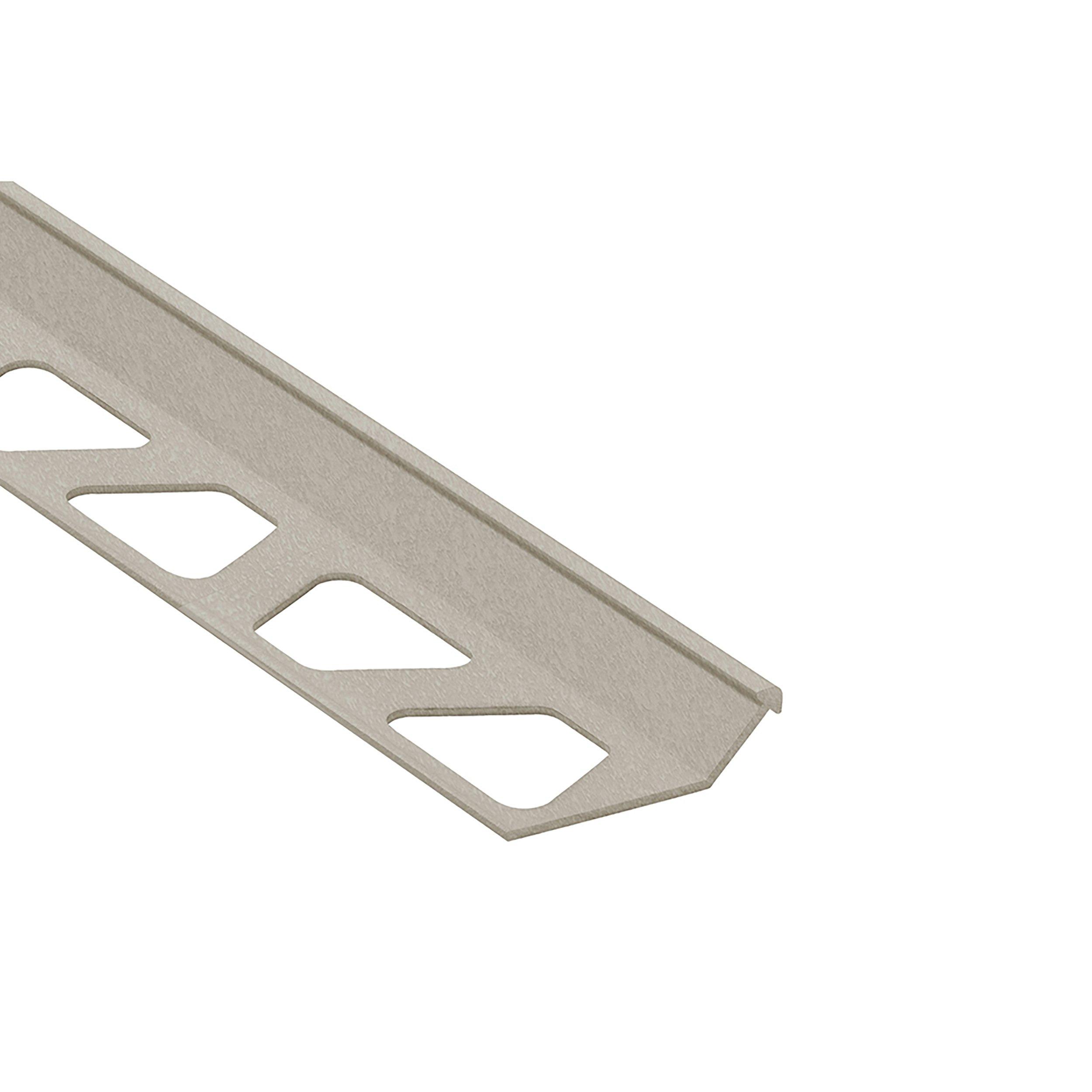 Schluter Finec Trim 7/16in. Aluminum Greige