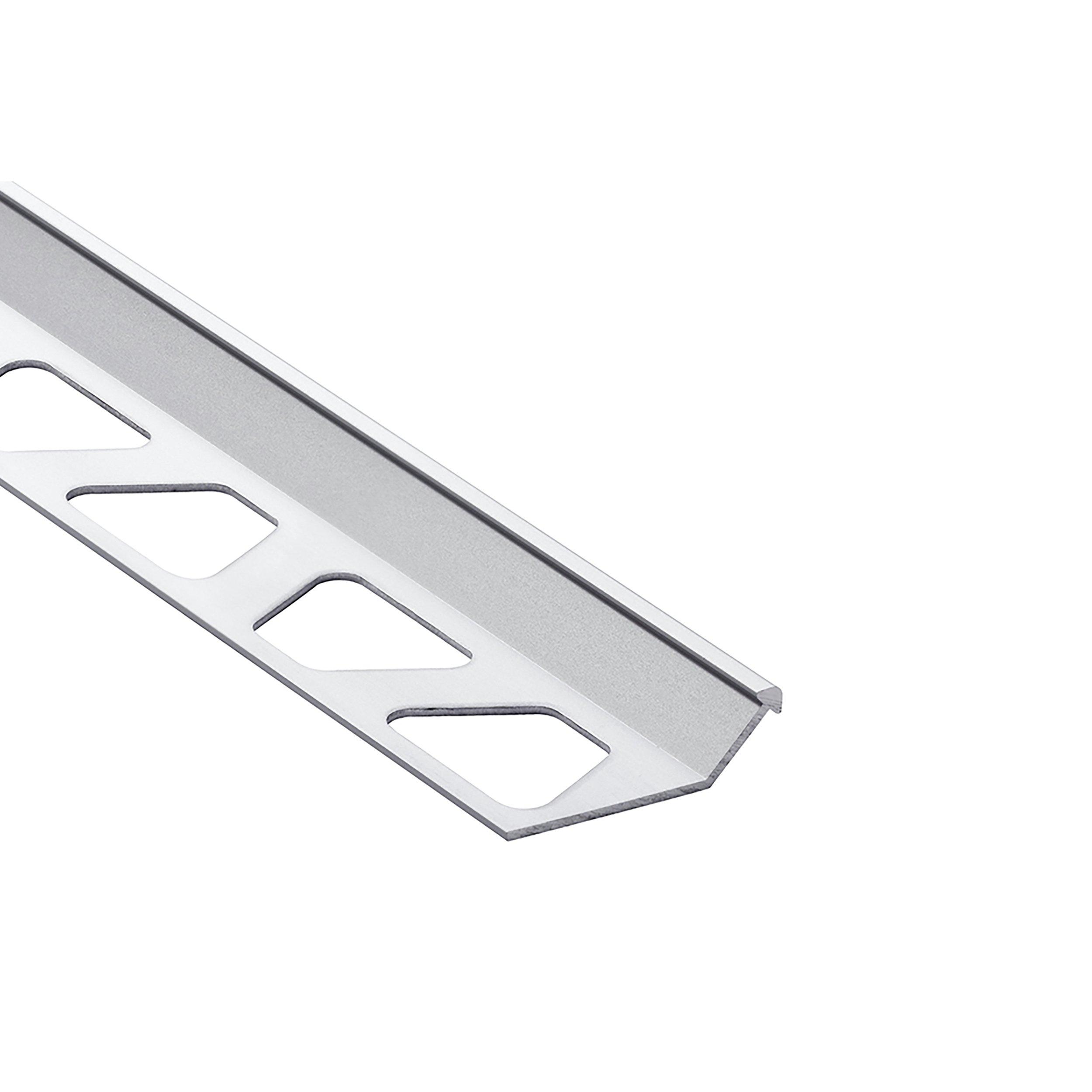 Schluter Finec Trim 7/16in. Aluminum Satin