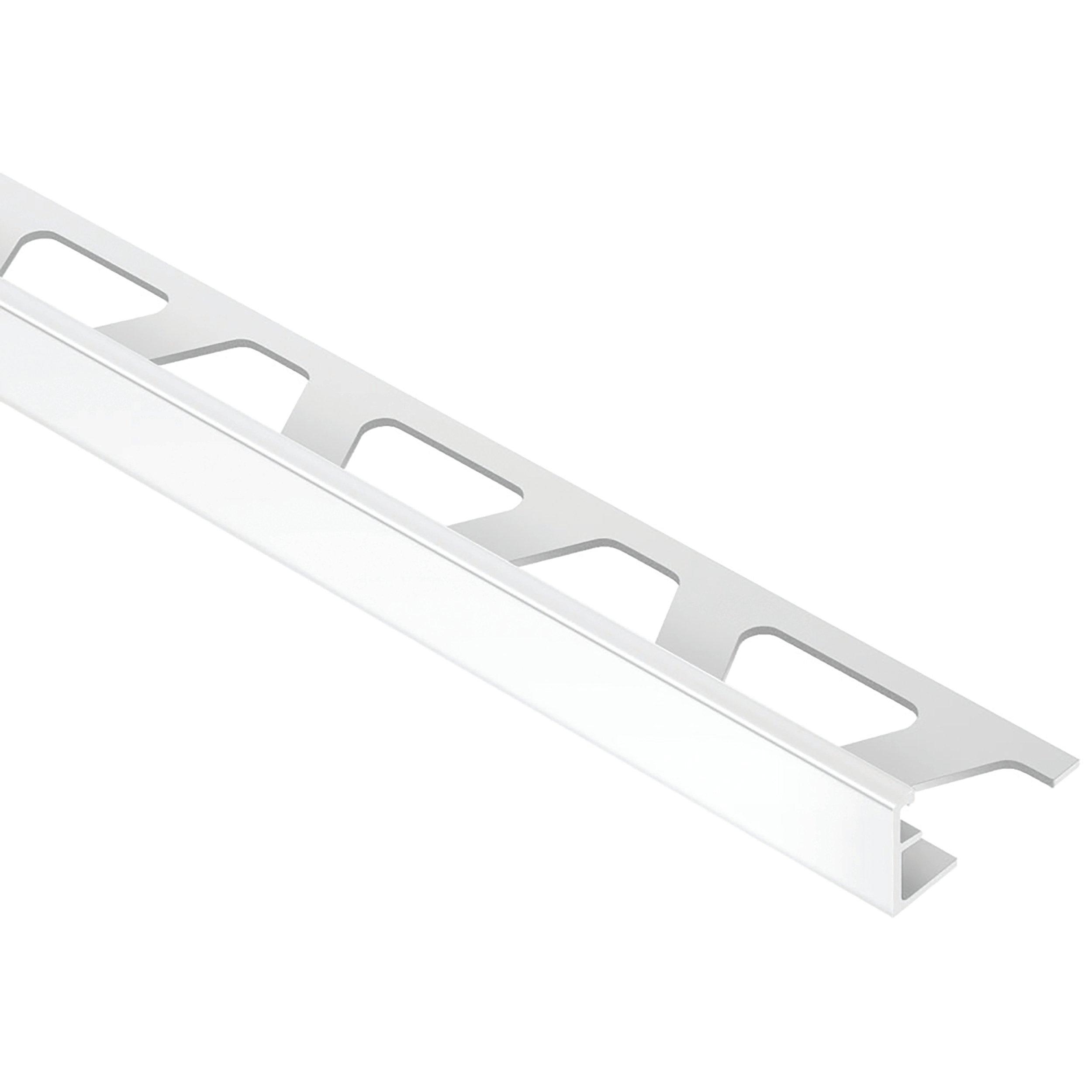 Schluter Schiene Edge Trim 7/16 in. Aluminum Light Gray