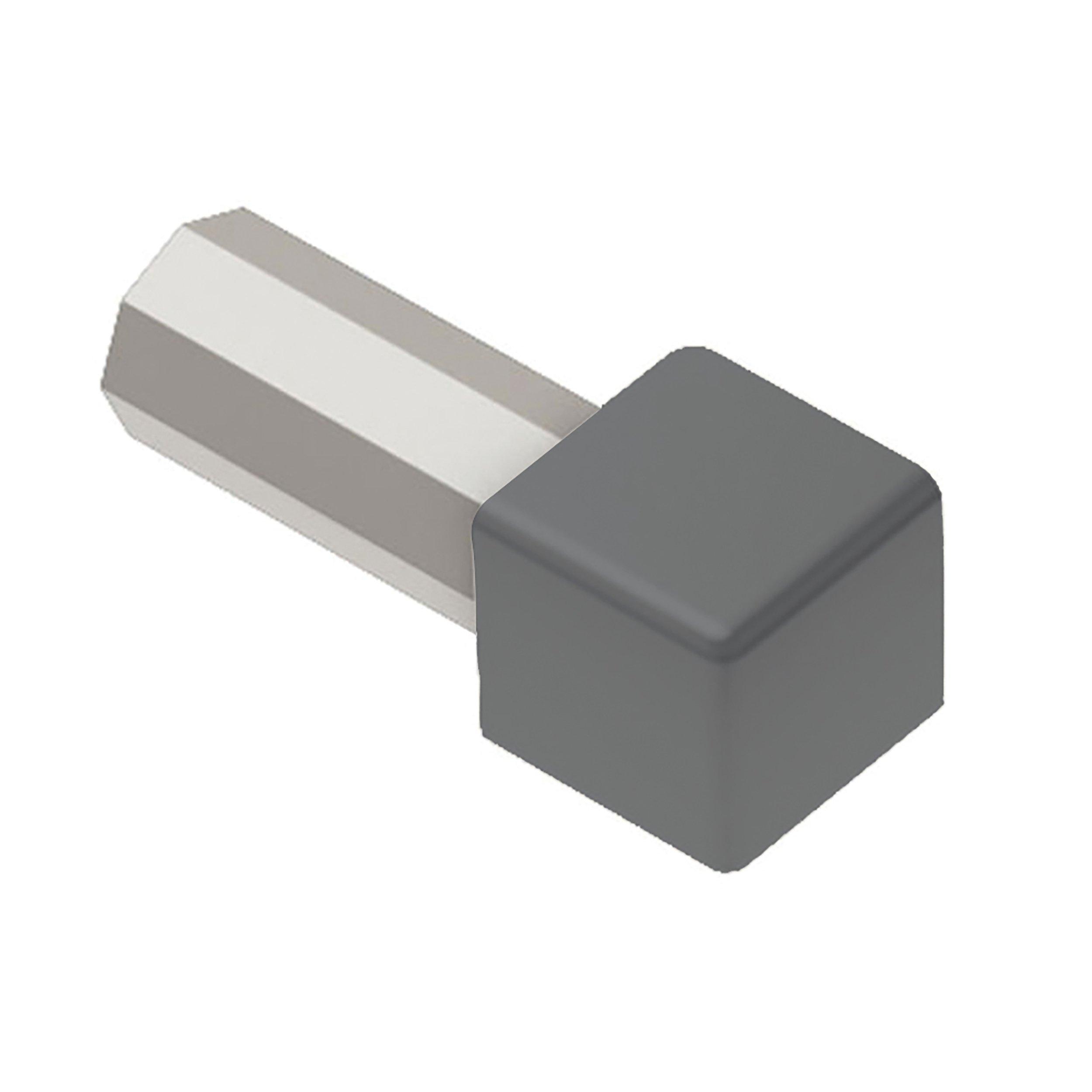 Schluter Quadec Out Corner 1/4 in. PVC Grey