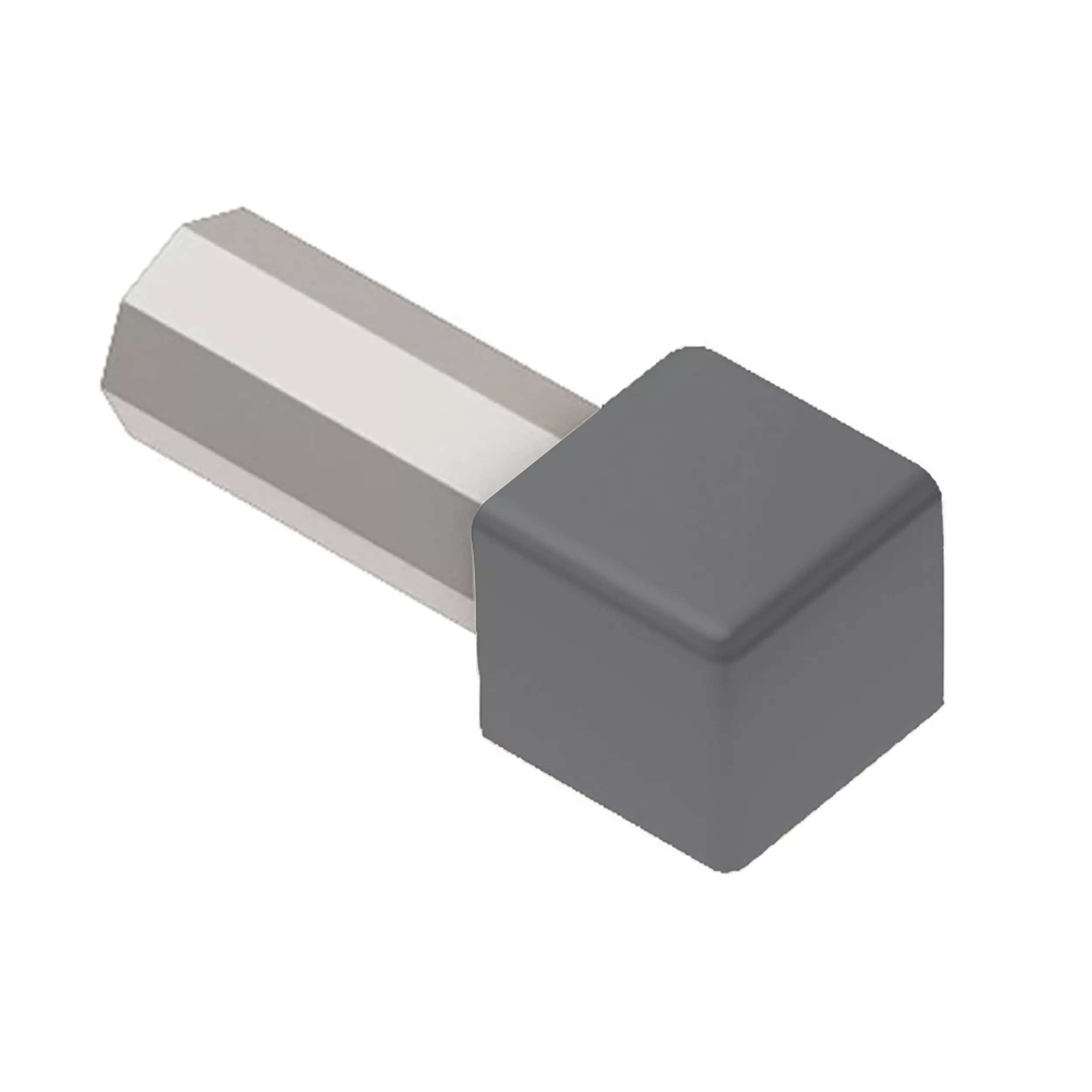 Schluter Quadec Out Corner 3/8 in. PVC Grey | Floor and Decor