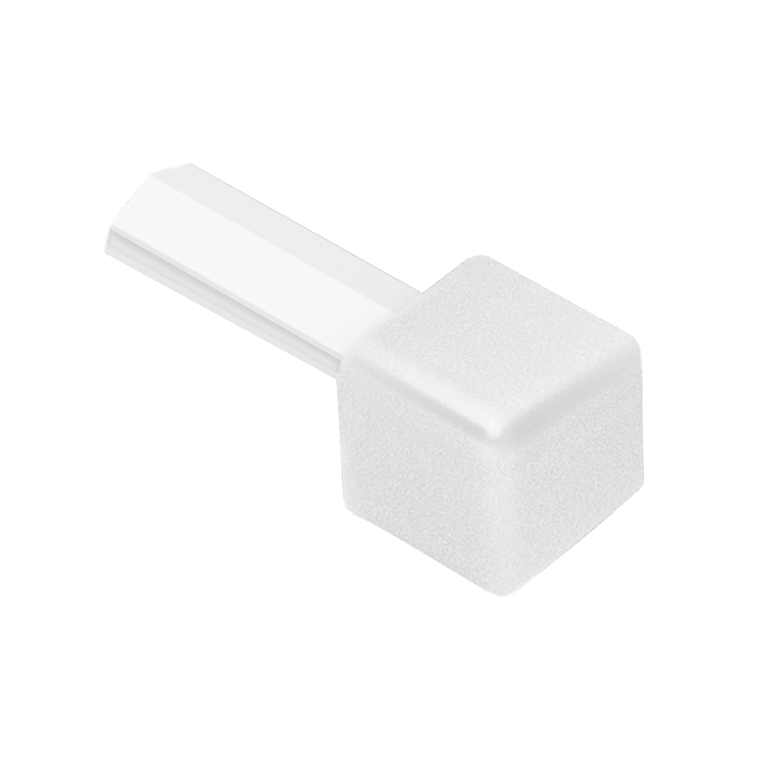 Schluter Quadec Out Corner 5/16in. Aluminum Bright White