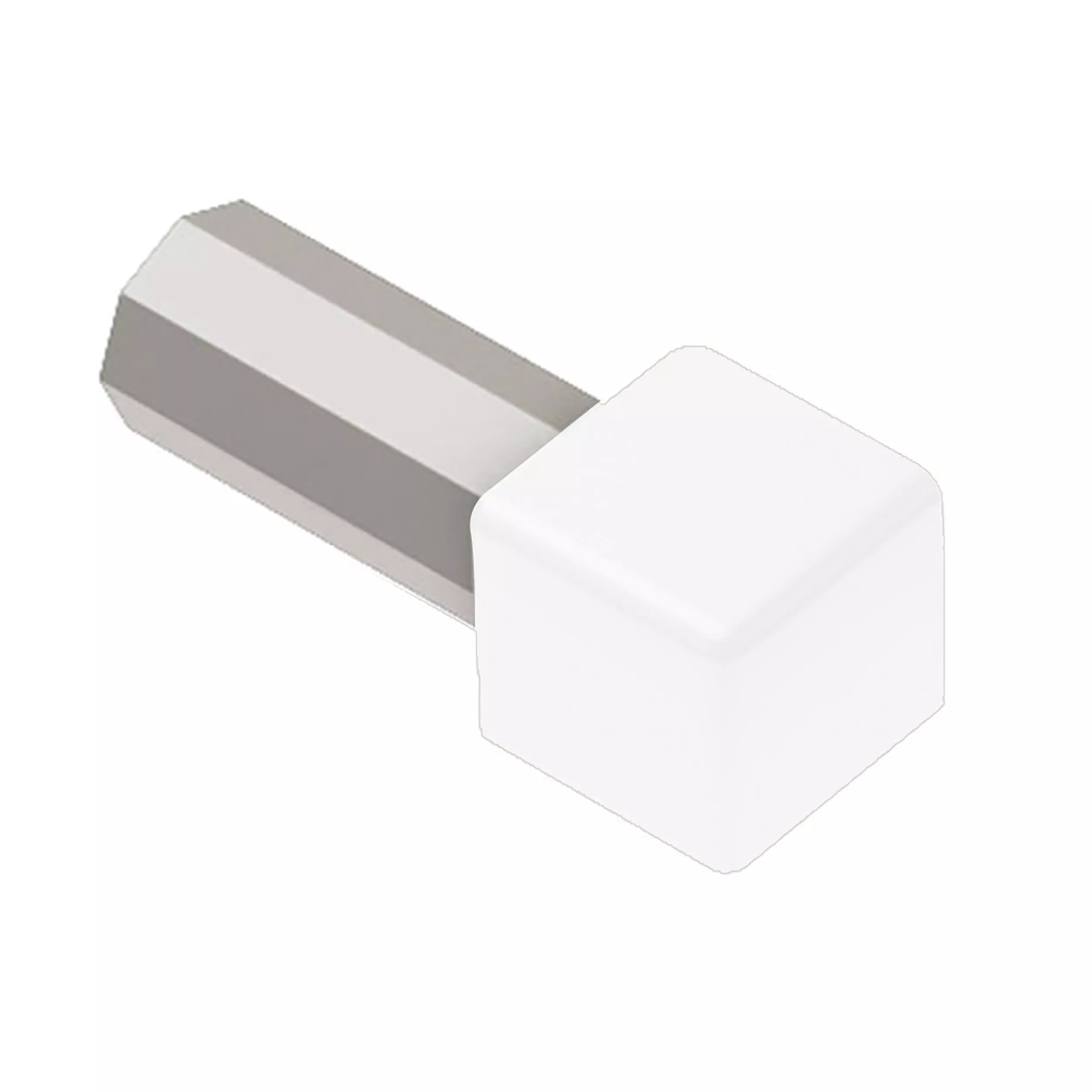 Schluter Quadec Out Corner 5/16in. Aluminum White