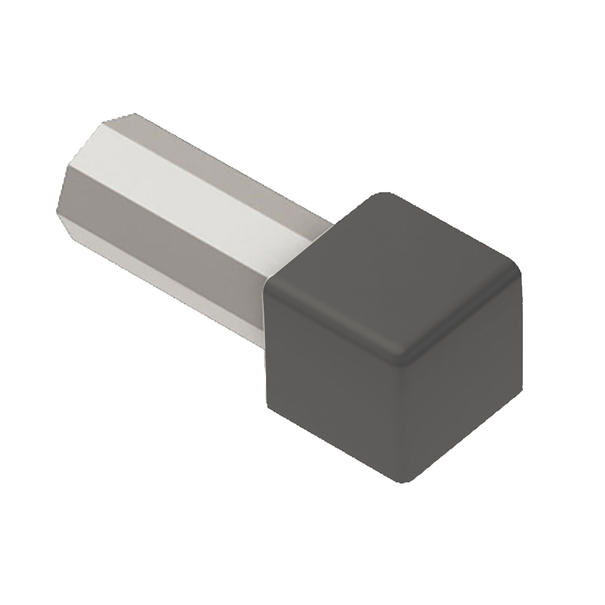 Schluter Quadec Out Corner 7/16in. Aluminum Traffic Gray