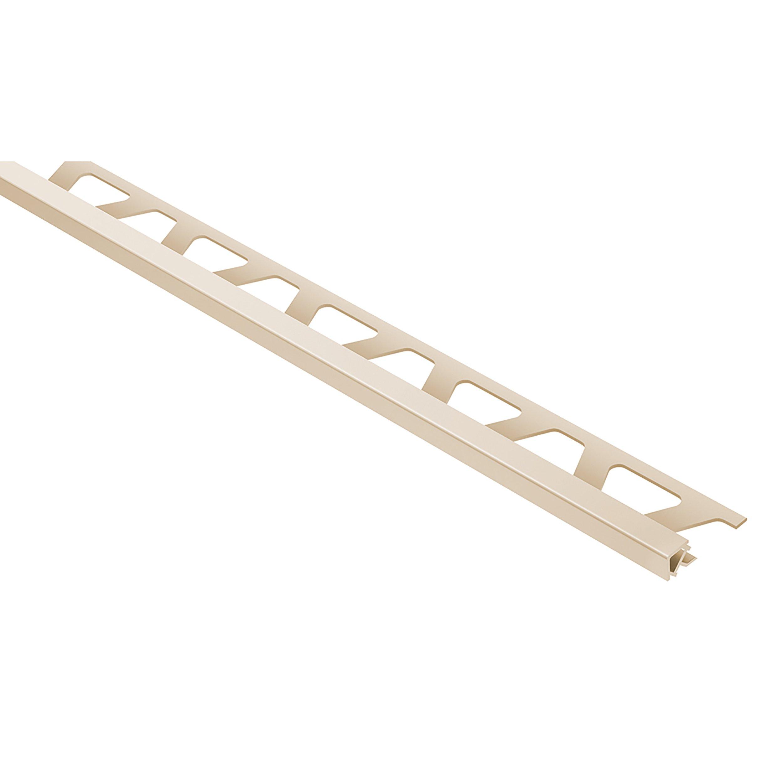 Schluter Quadec Square Edge Trim 1/2 in. PVC Bahama