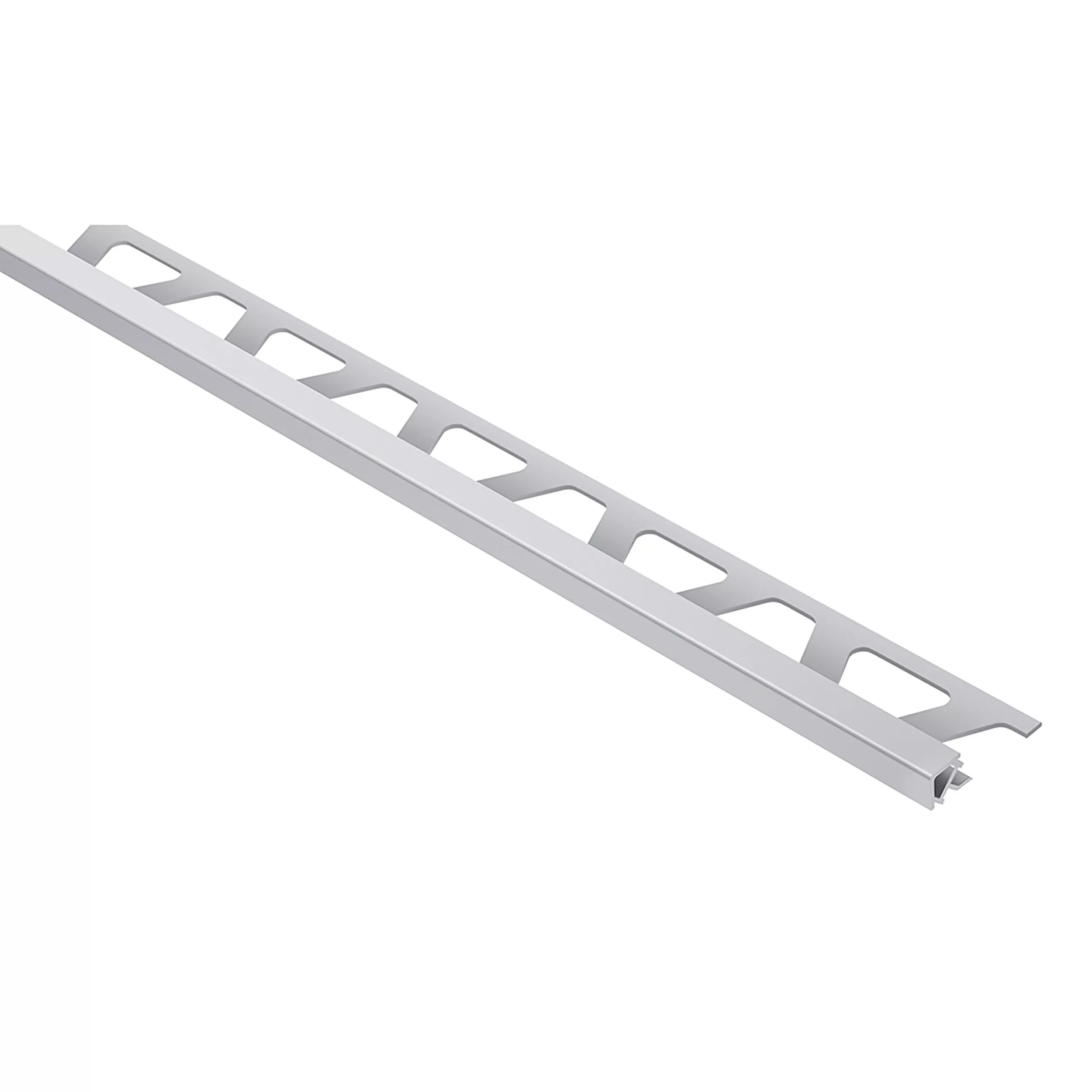 Schluter Quadec Square Edge Trim 5/16 in. PVC Light Grey