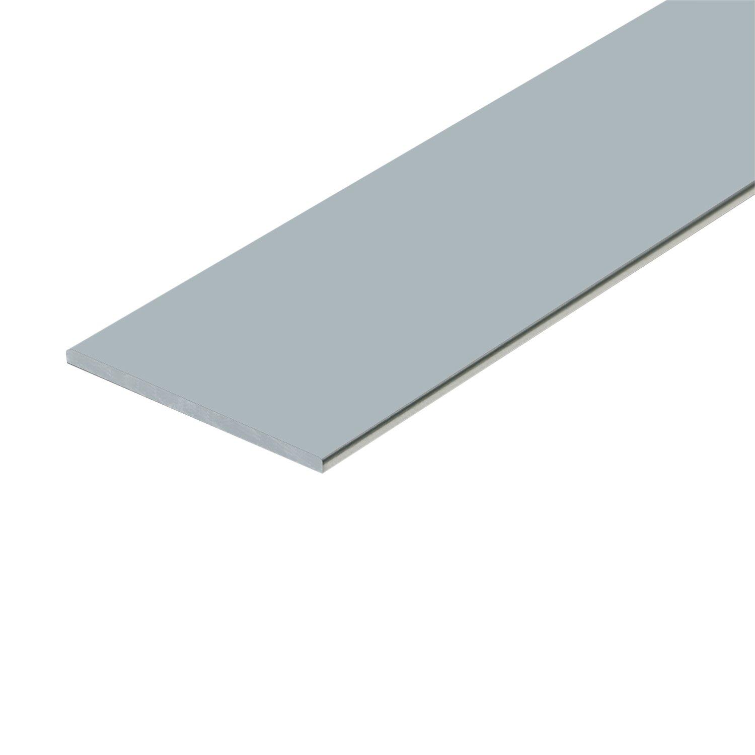 Schluter Rondec Bullnose Trim 1/2 in. PVC Light Gray