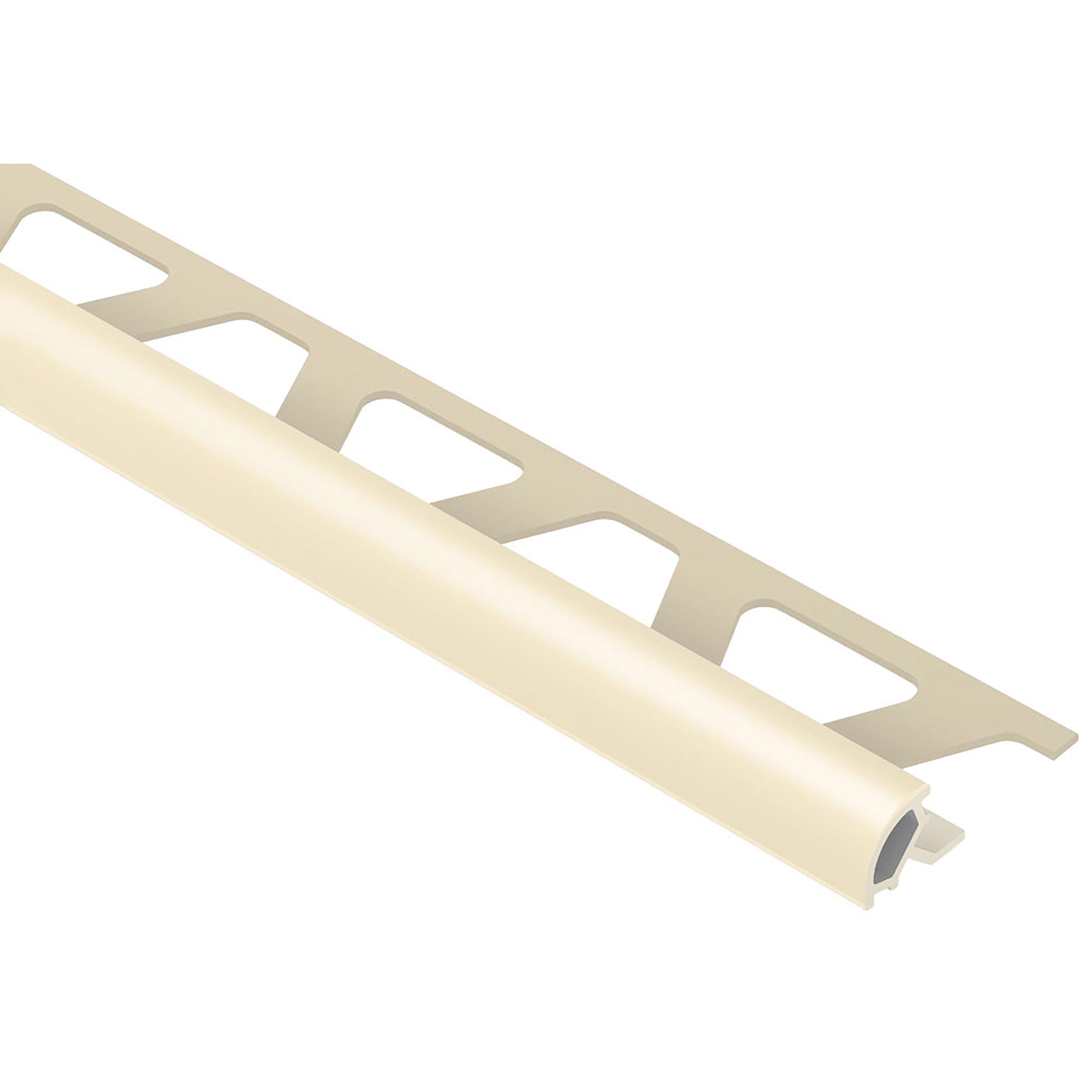 Schluter Rondec Bullnose Trim 1/2 in. PVC Sand Pebble