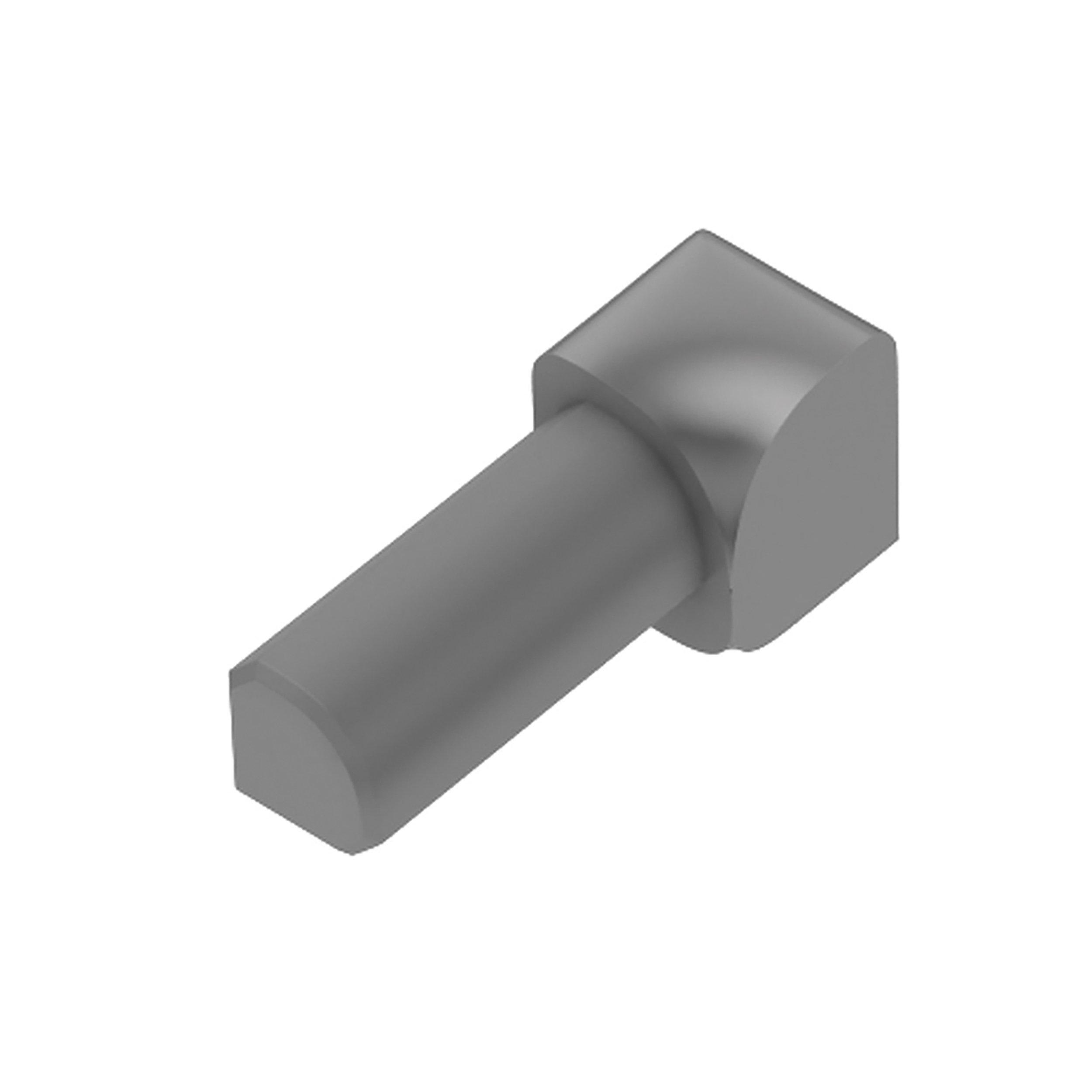 Schluter Rondec In Corner 1/2 in. PVC Grey