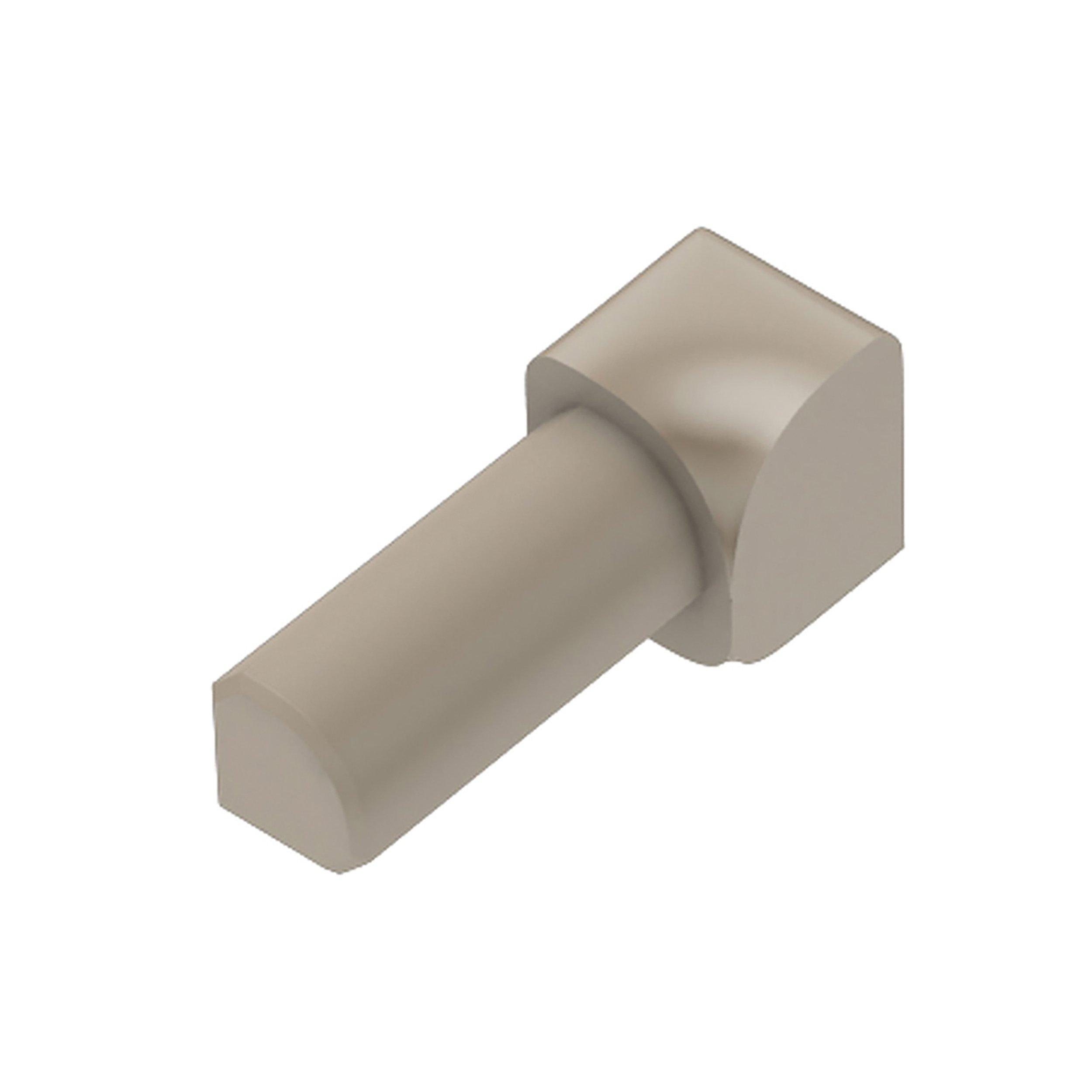 Schluter Rondec In Corner 1/2 in. PVC Light Beige