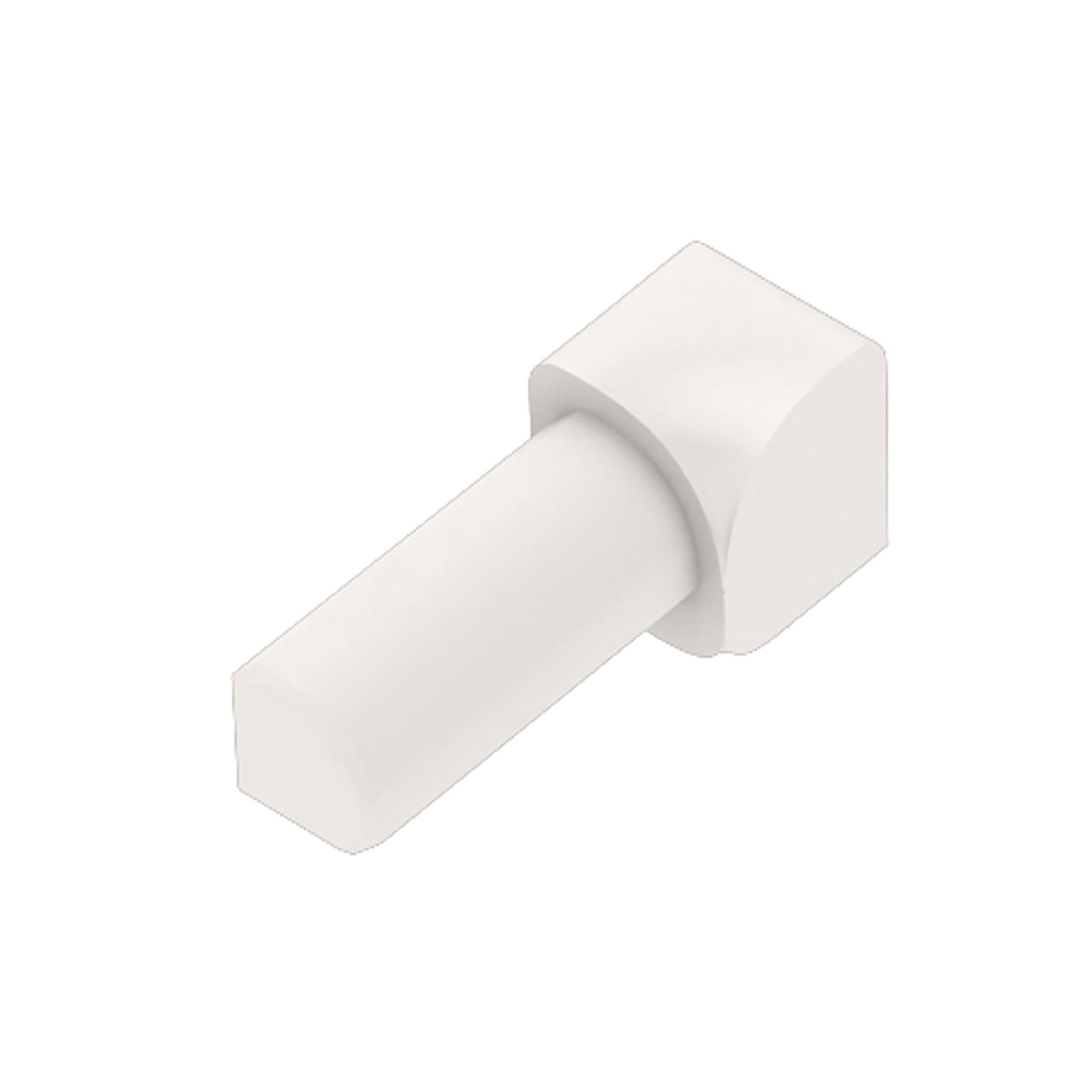 Schluter Rondec In Corner 1/2 in. PVC White