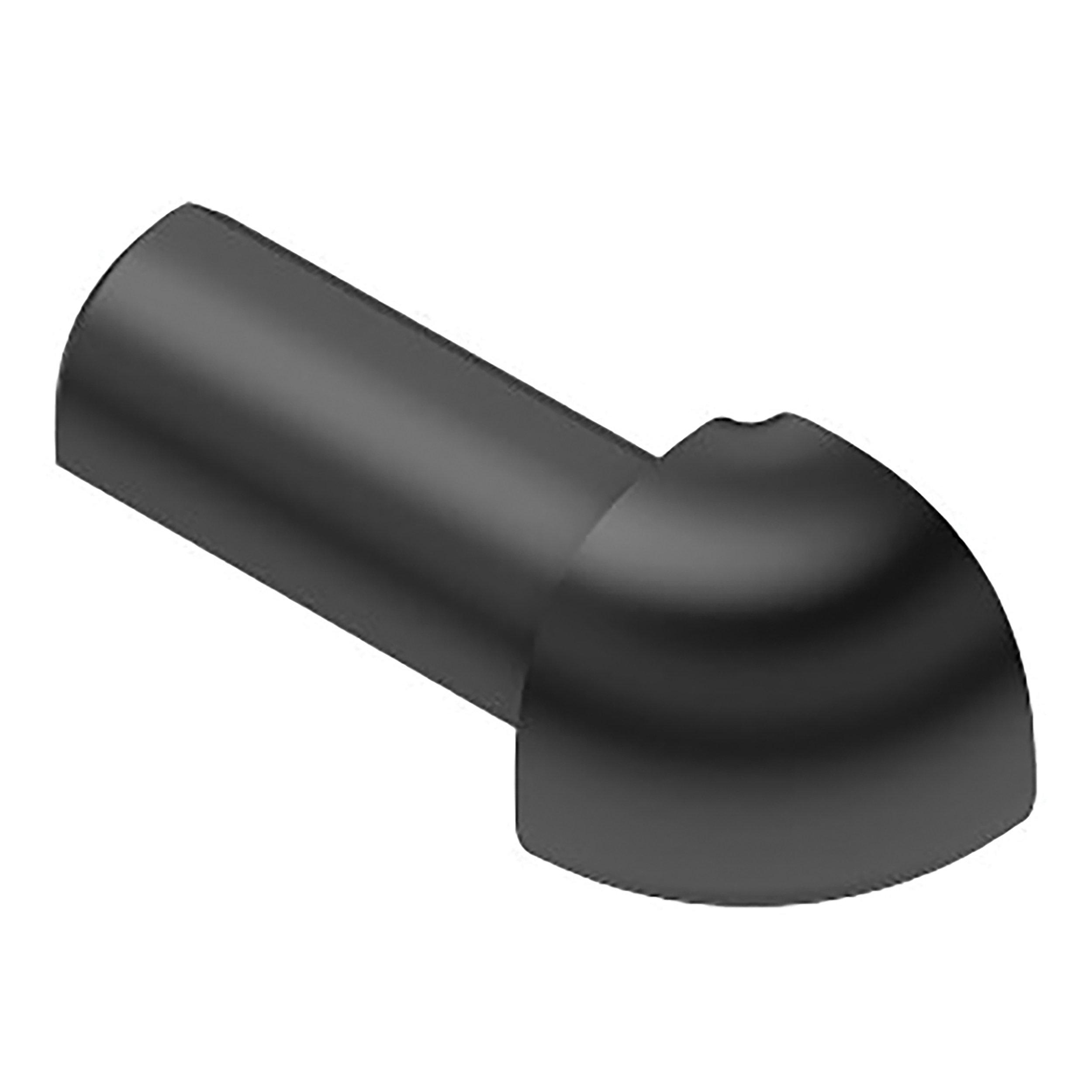 Schluter Rondec Out Corner 1/2 in. PVC Black