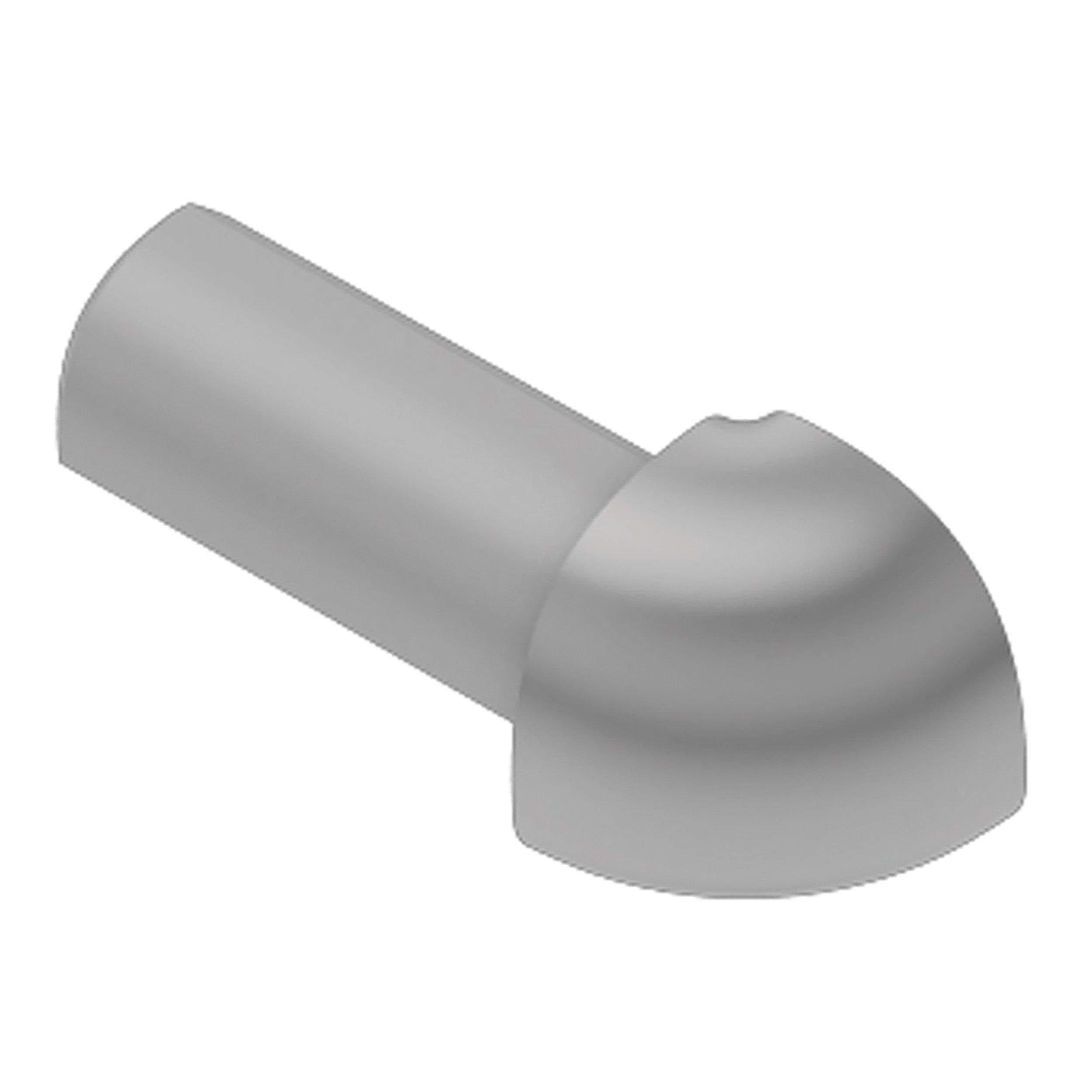 Schluter Rondec Out Corner 1/2 in. PVC Classic Grey