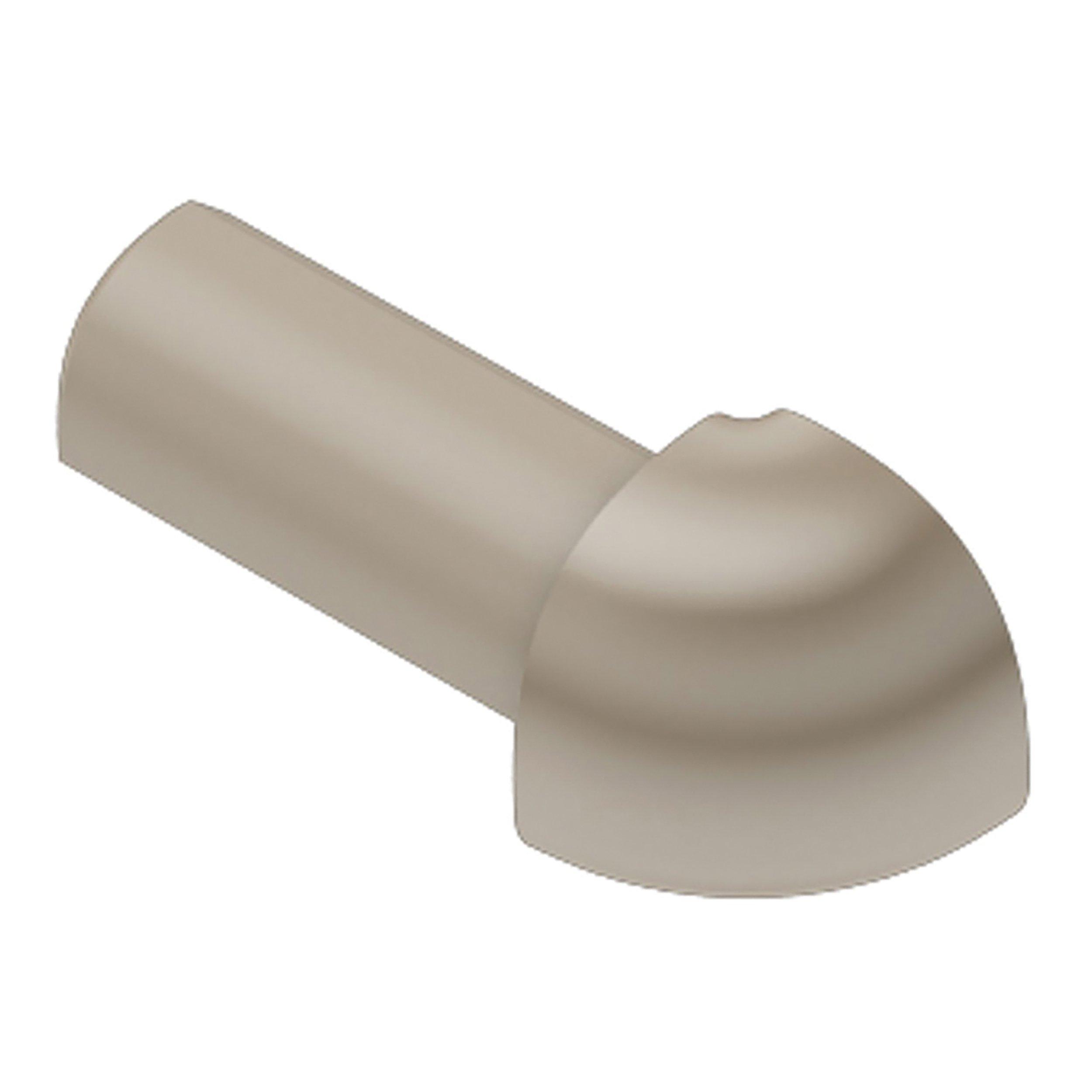 Schluter Rondec Out Corner 1/2 in. PVC Light Beige
