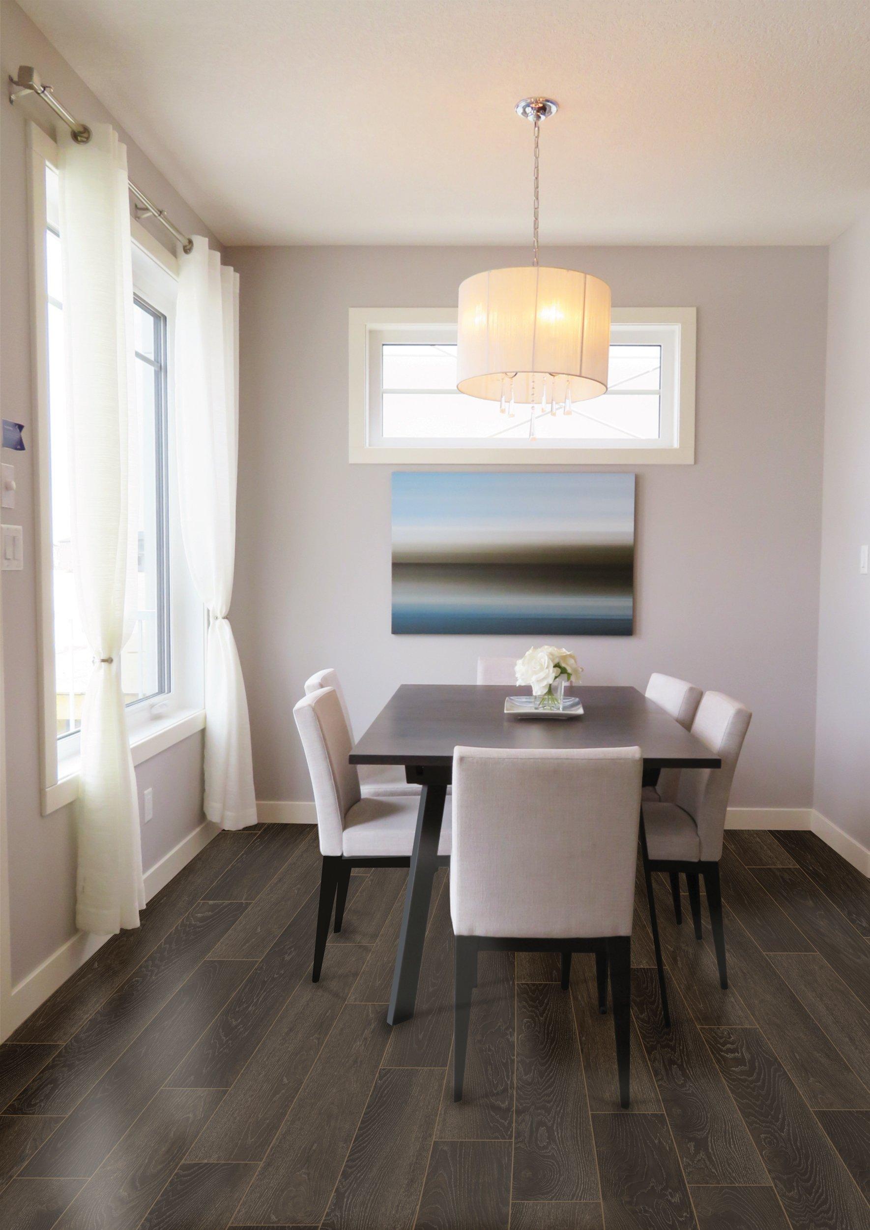 New Vinyl Plank Flooring (Over Tile!) - Table and Hearth