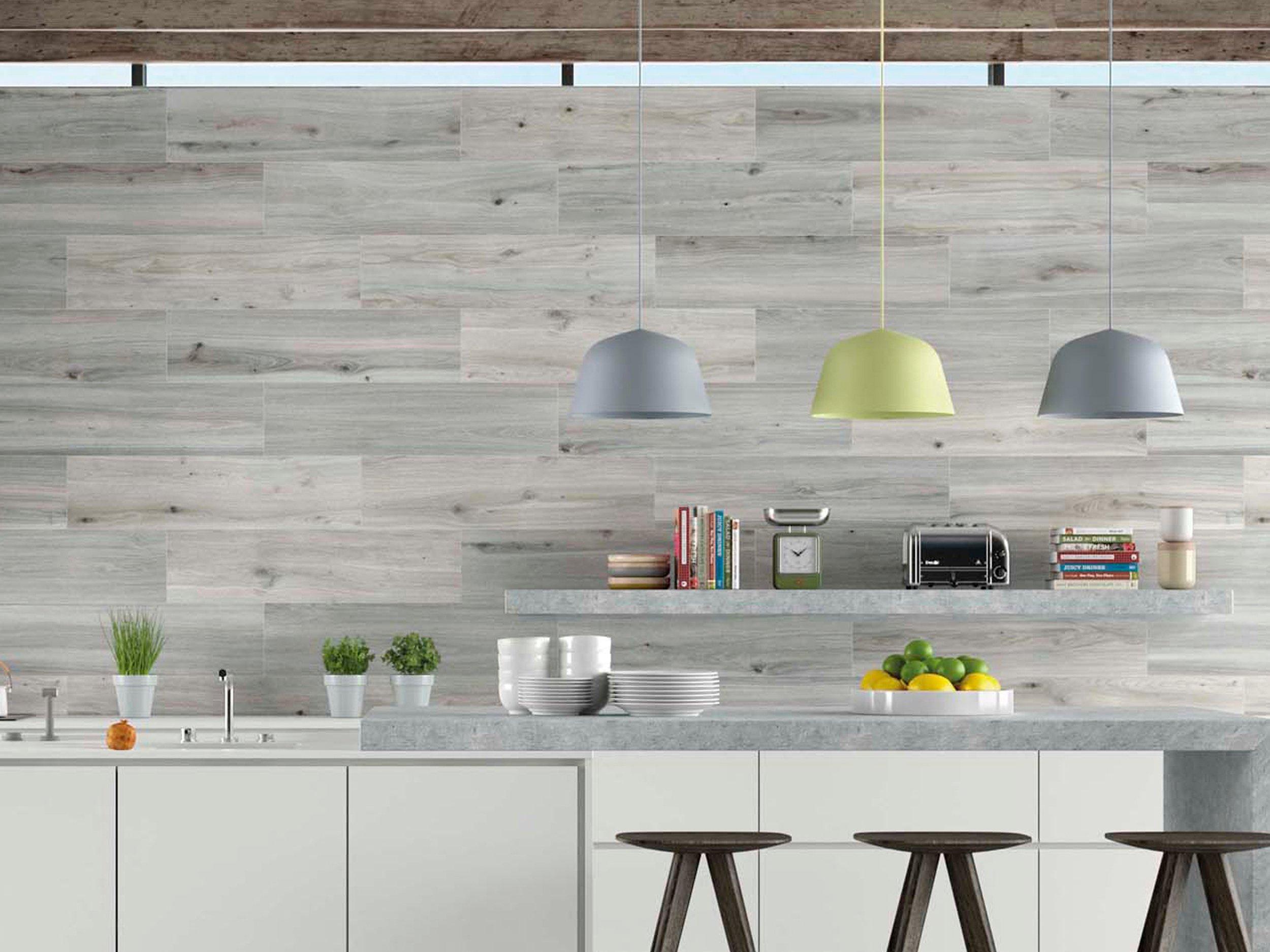 Woodville Blanco Wood Plank Porcelain Tile