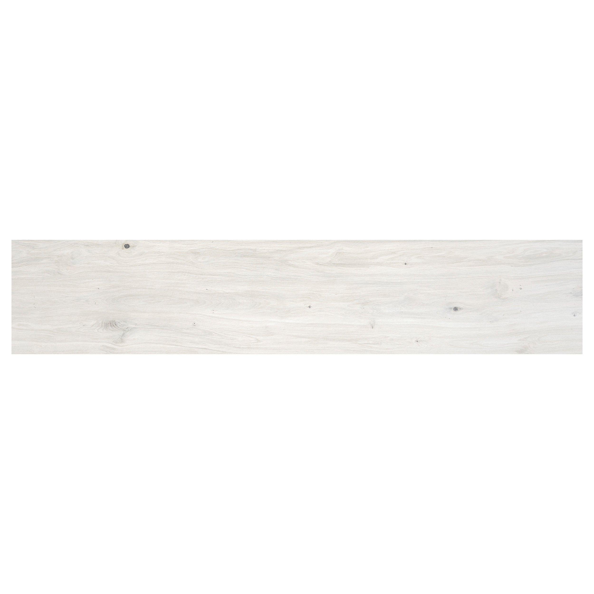 Woodville Blanco Wood Plank Matte Porcelain Tile