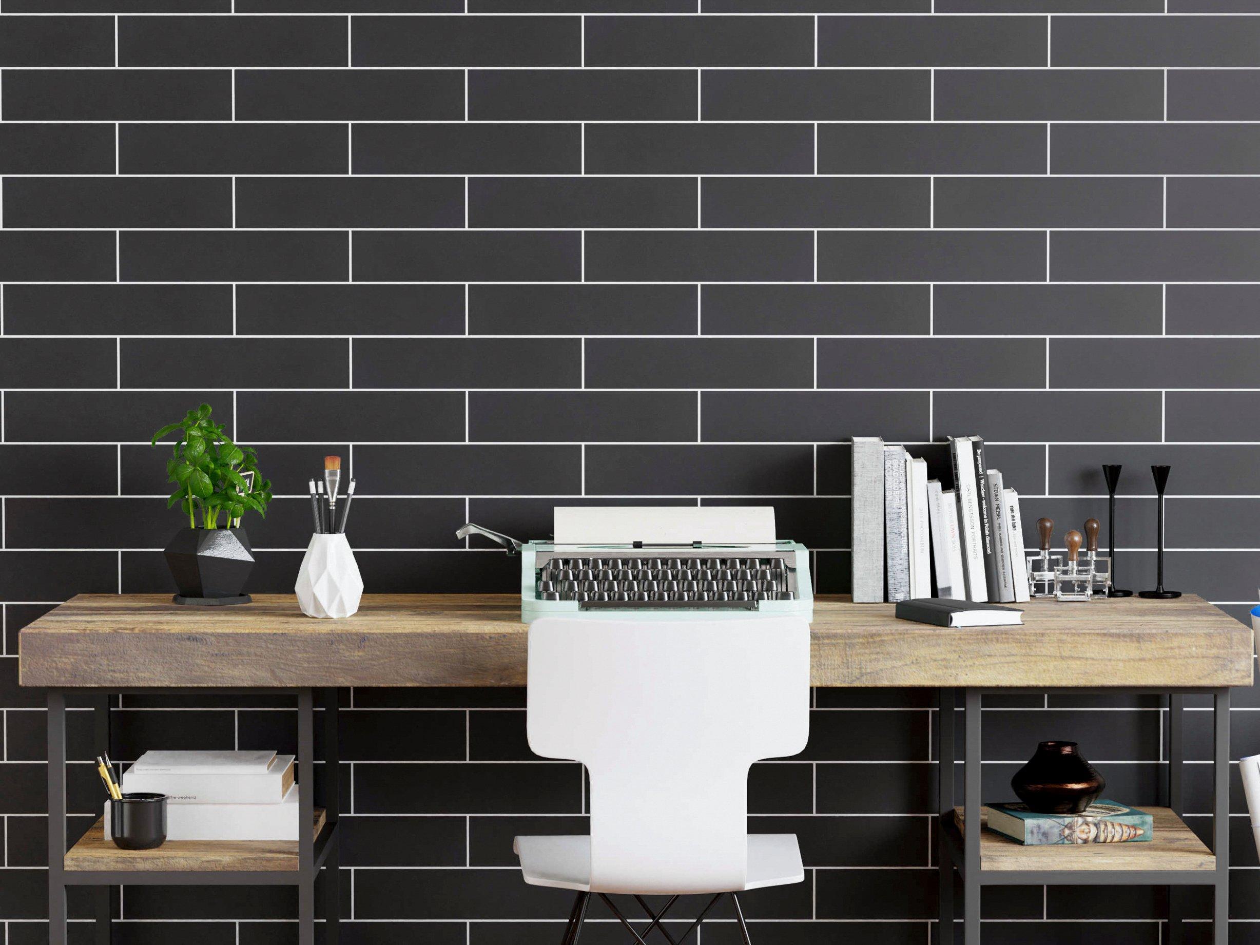 Jet Black Basalt Limestone Tile