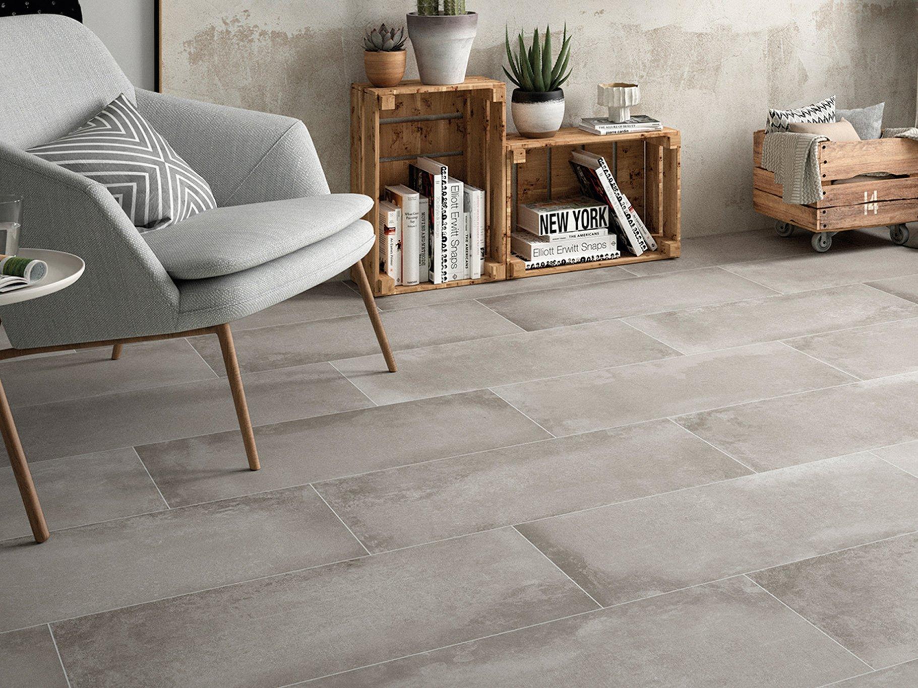 District Gray Porcelain Tile