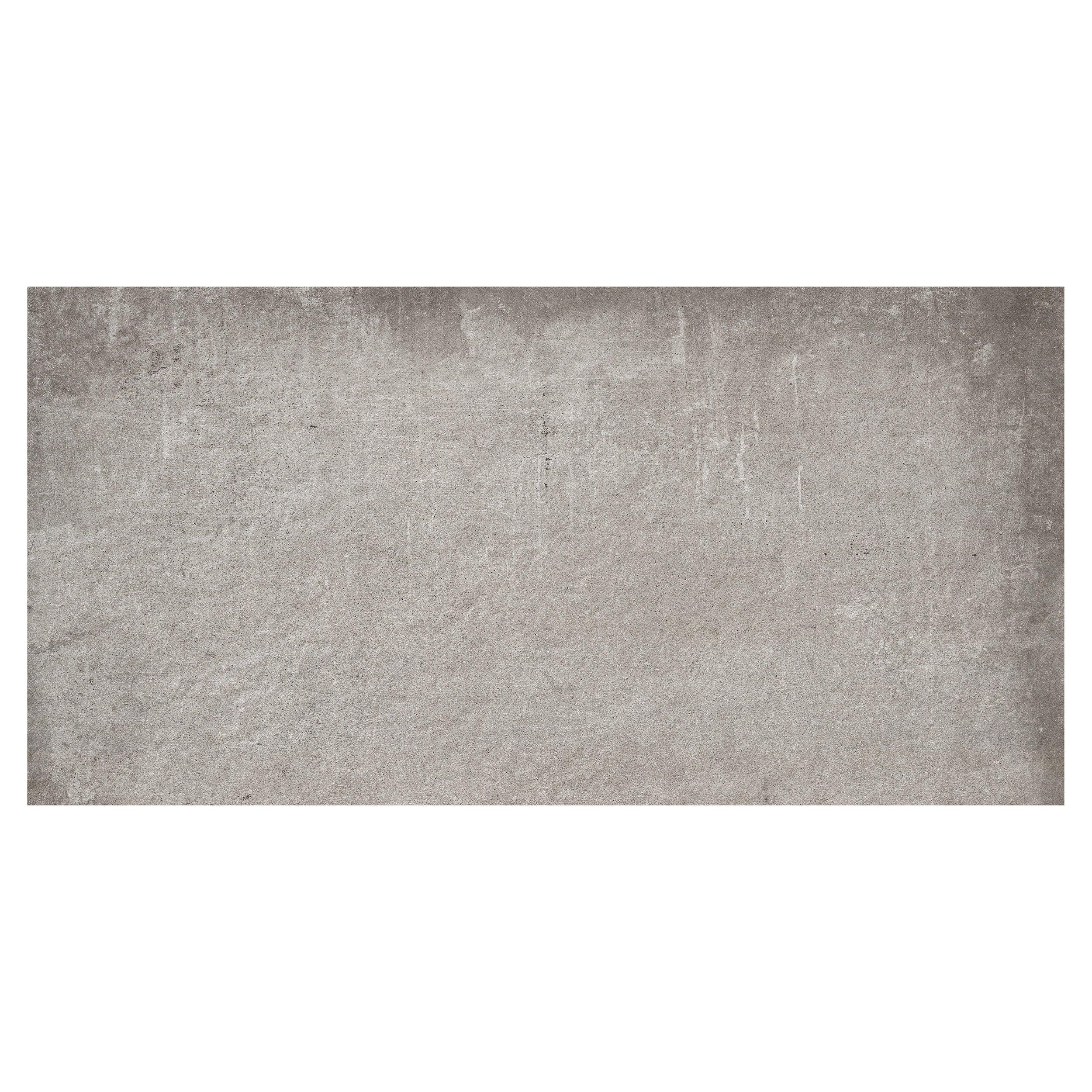 District Gray Matte Porcelain Tile