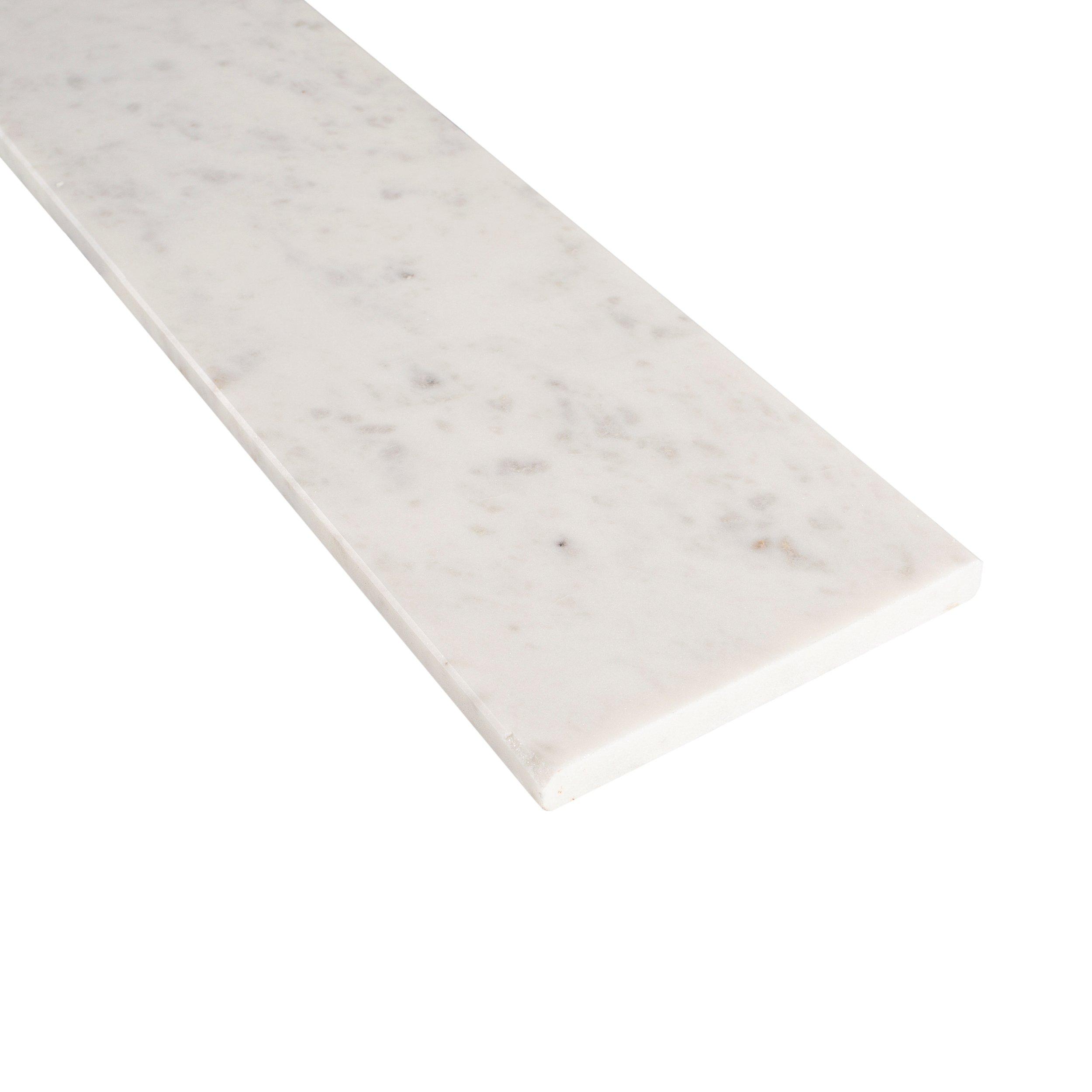 Dolomite Marble Shower Curb 6 X 74 100837525 Floor and Decor