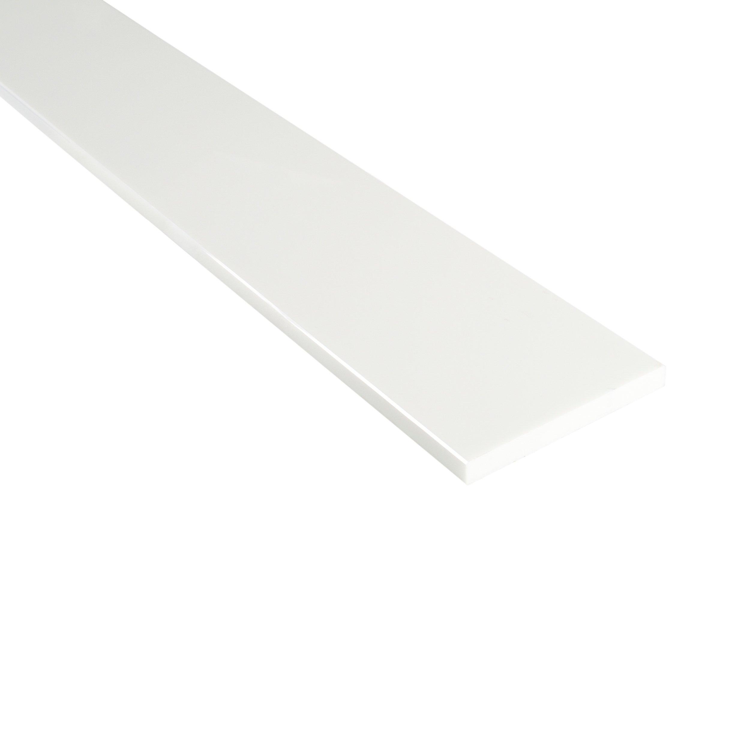 Pure White Nanoglass Curb