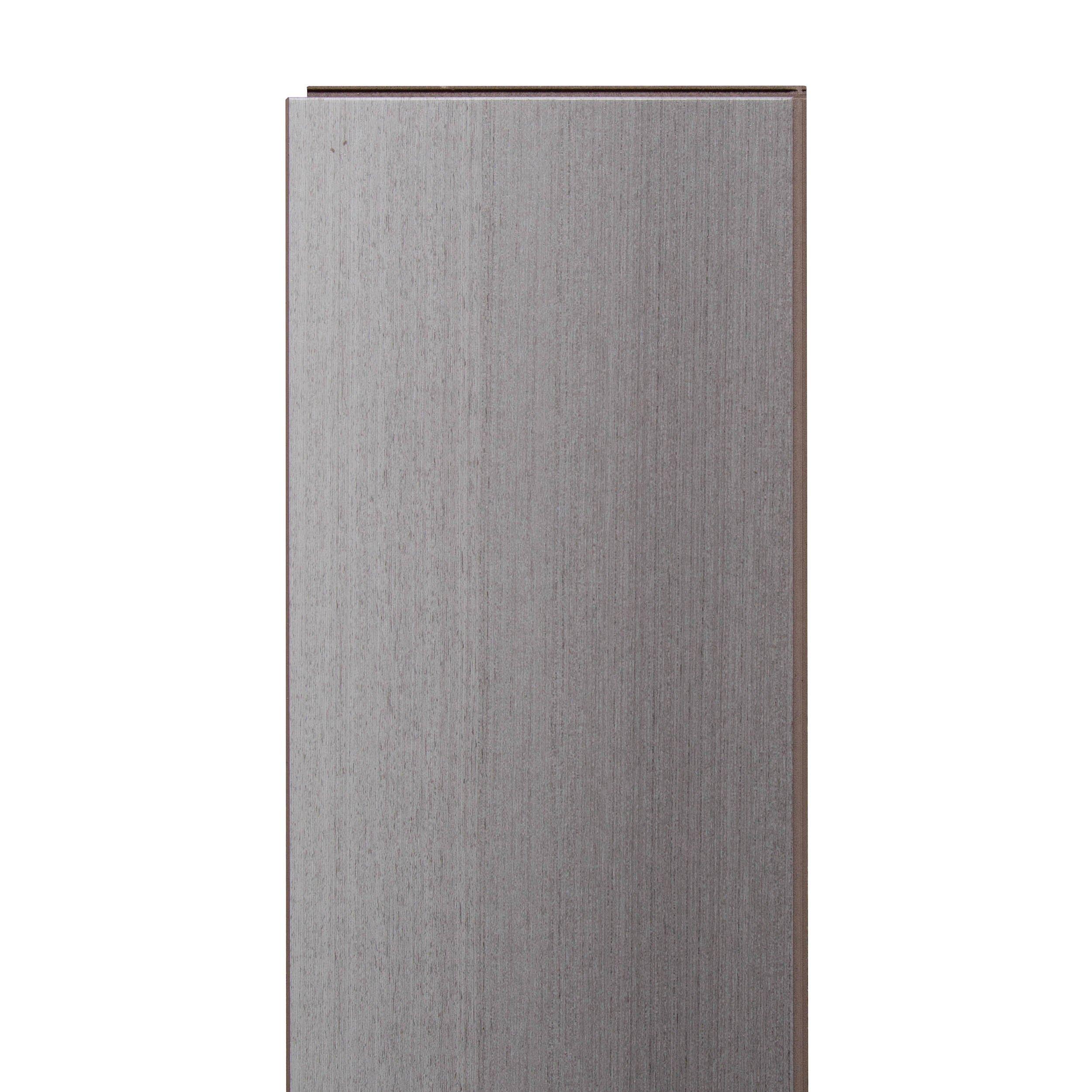 Lineage Grey Rigid Core Luxury Vinyl Plank - Cork Back