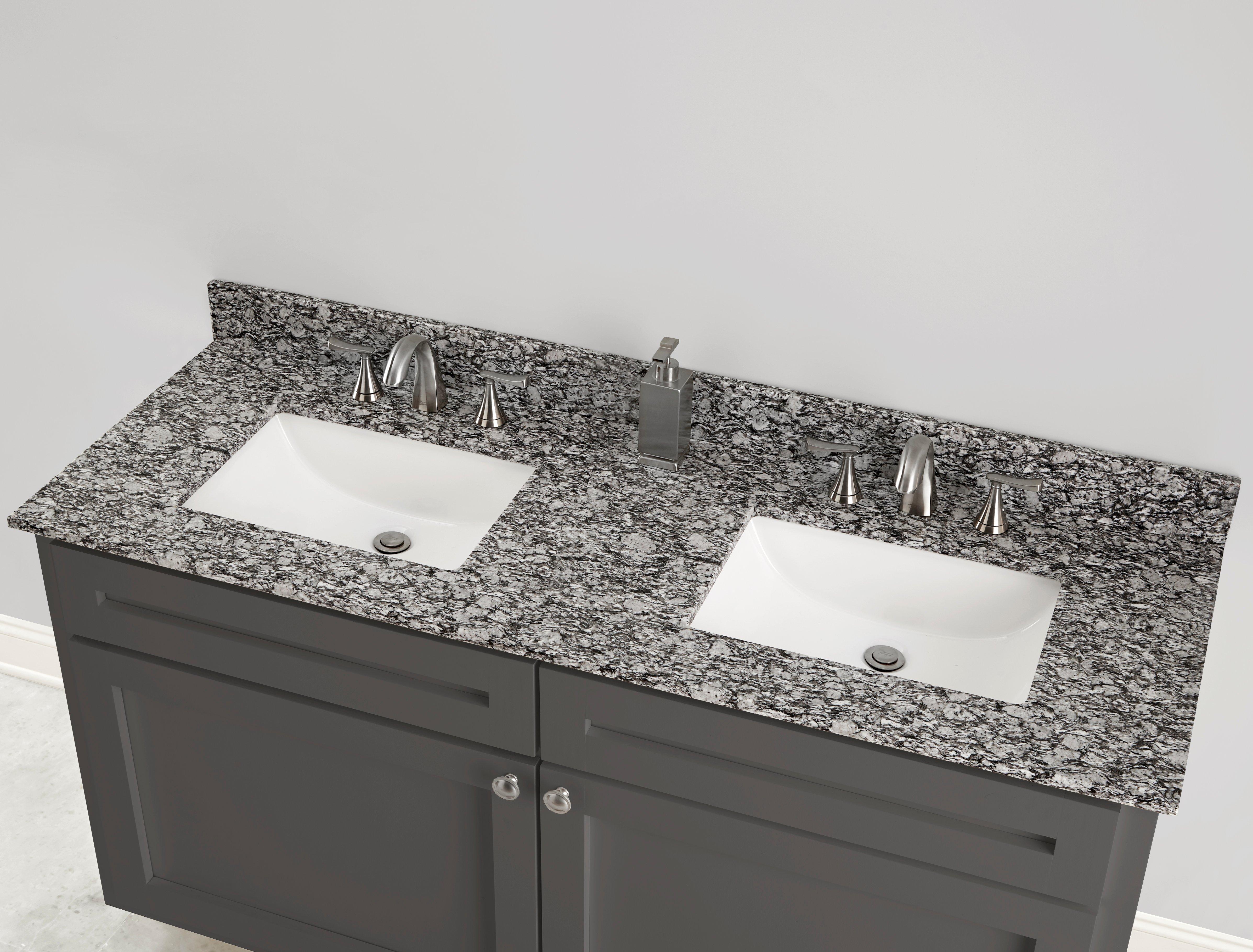 Granite Bathroom Vanity Tops With Sinks : Amazon Com Solid Wood 36 Bathroom Vanity Cabinet Black Granite Top Vessel Sink Tr6 Kitchen Dining / We did not find results for:
