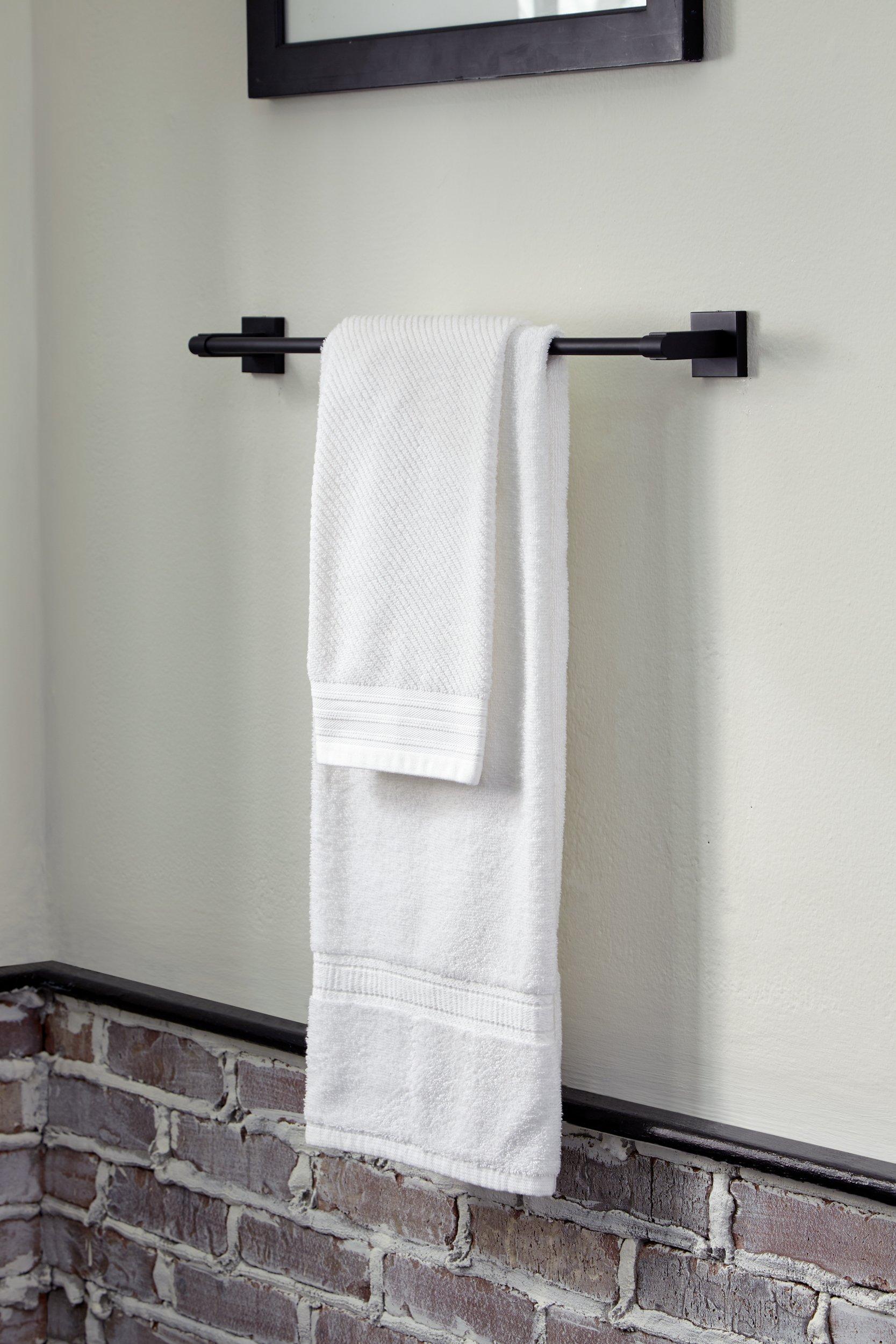 Black Matte 24 in. Towel Bar