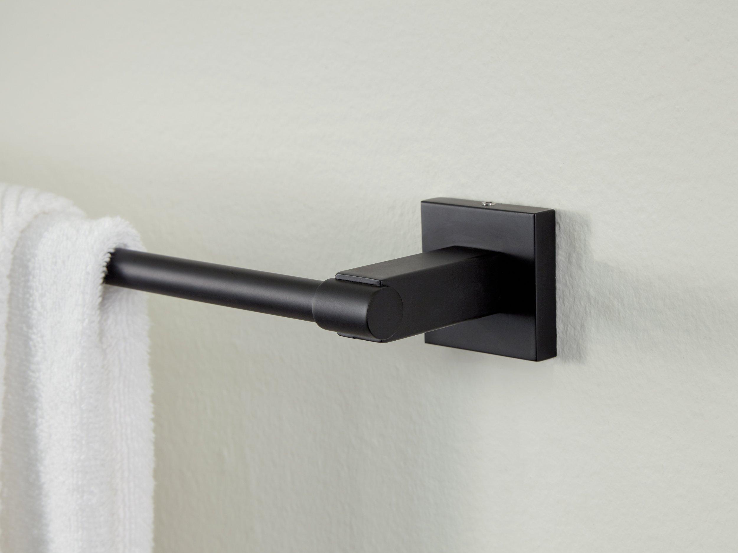 Black discount towel holder