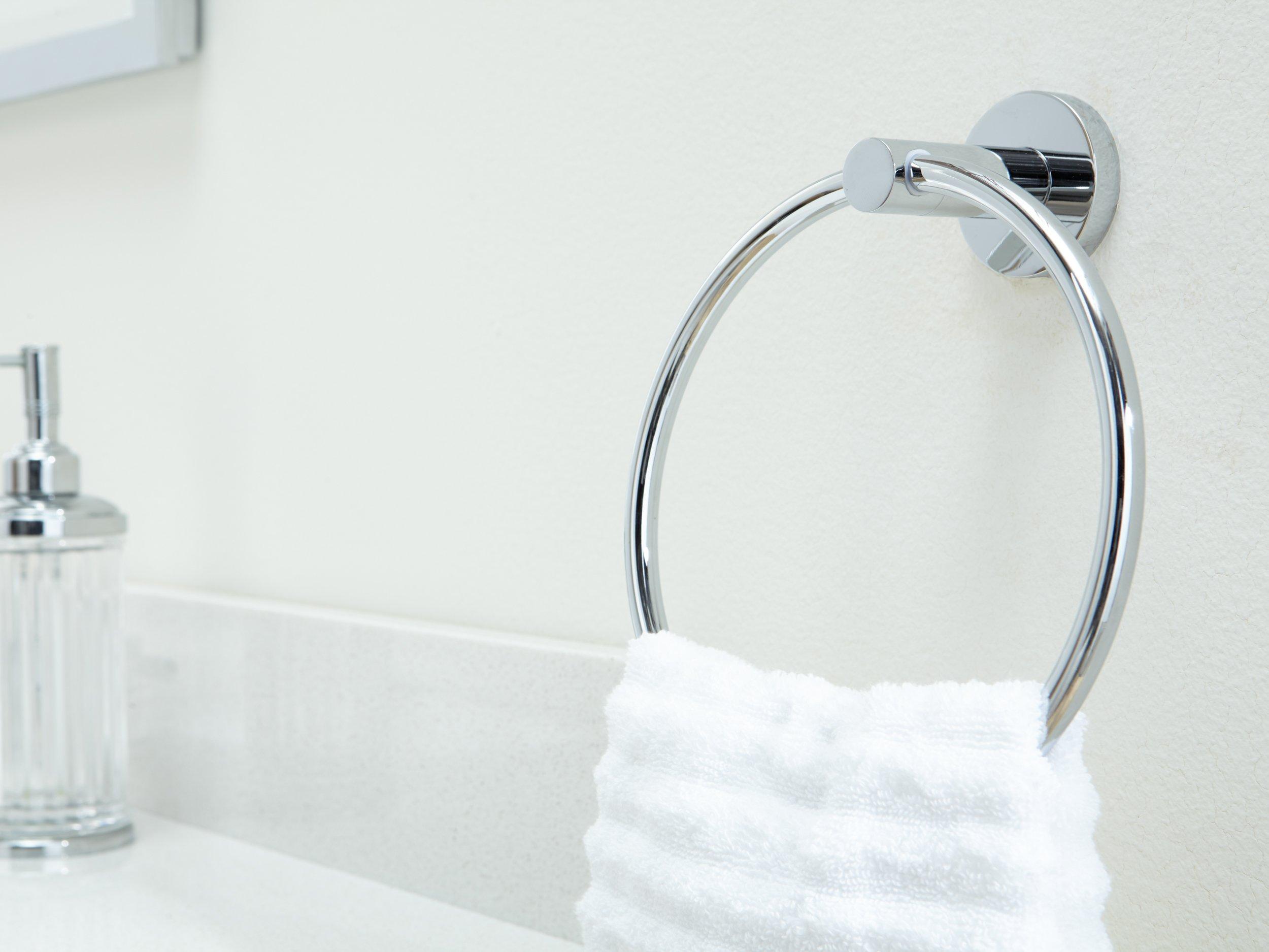 Grant Chrome Towel Ring