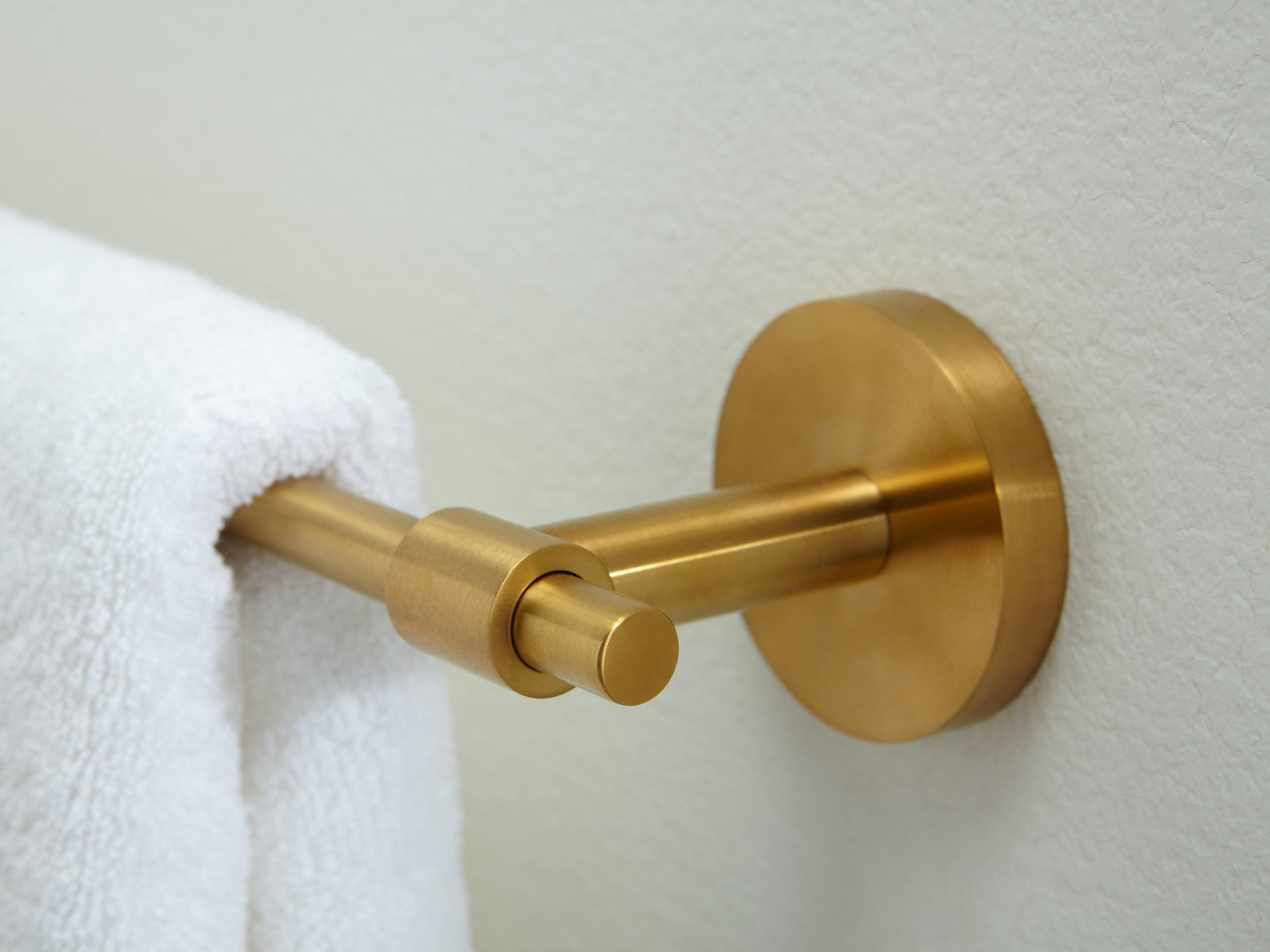 Brushed gold towel bar new arrivals