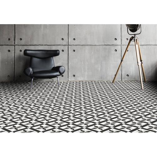 Craft Black And White Matte Porcelain Tile 8 X 8 100585462 Floor And Decor